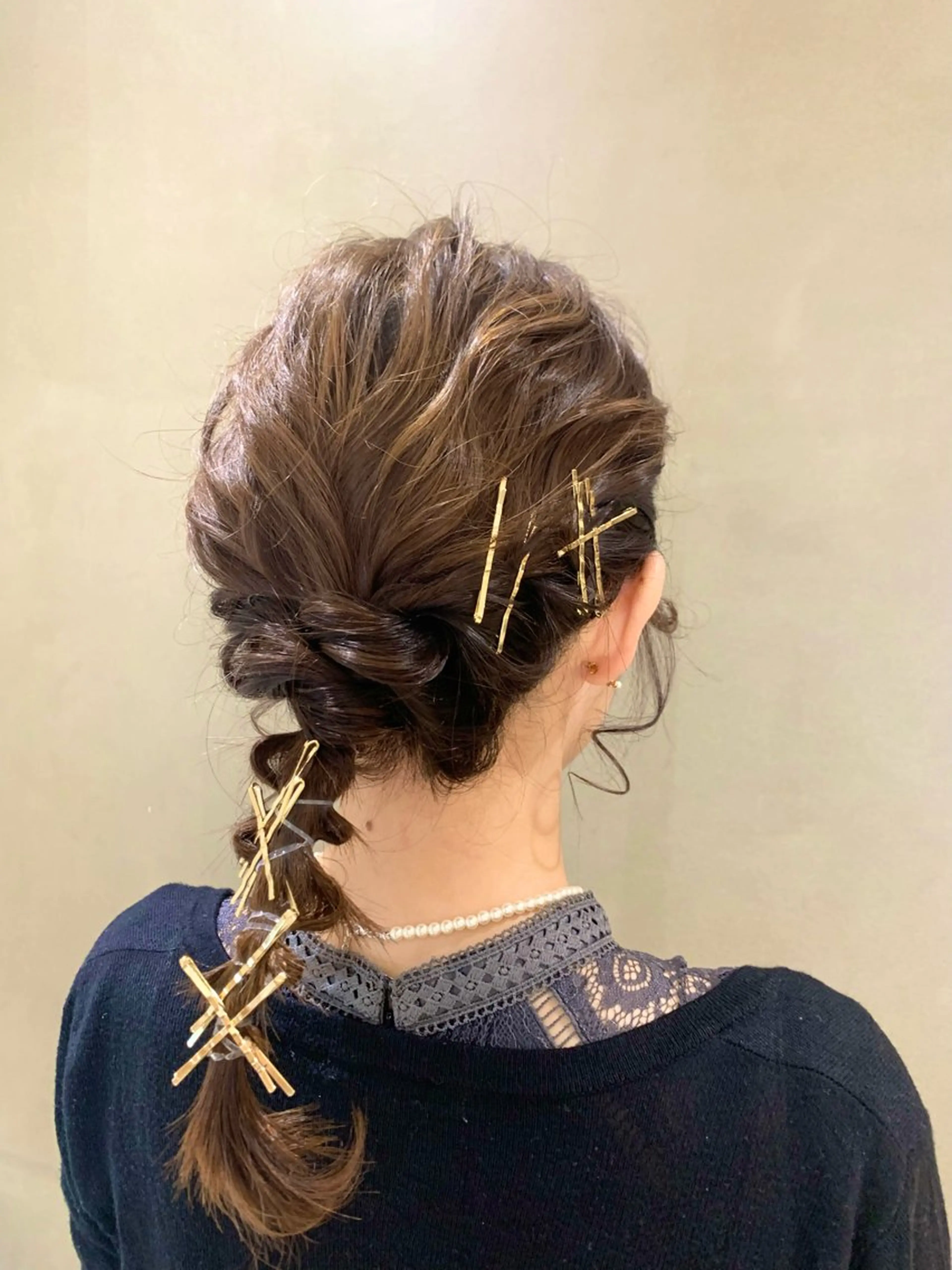 セミロング ヘアセット 庄司 沙羅のヘアスタイル