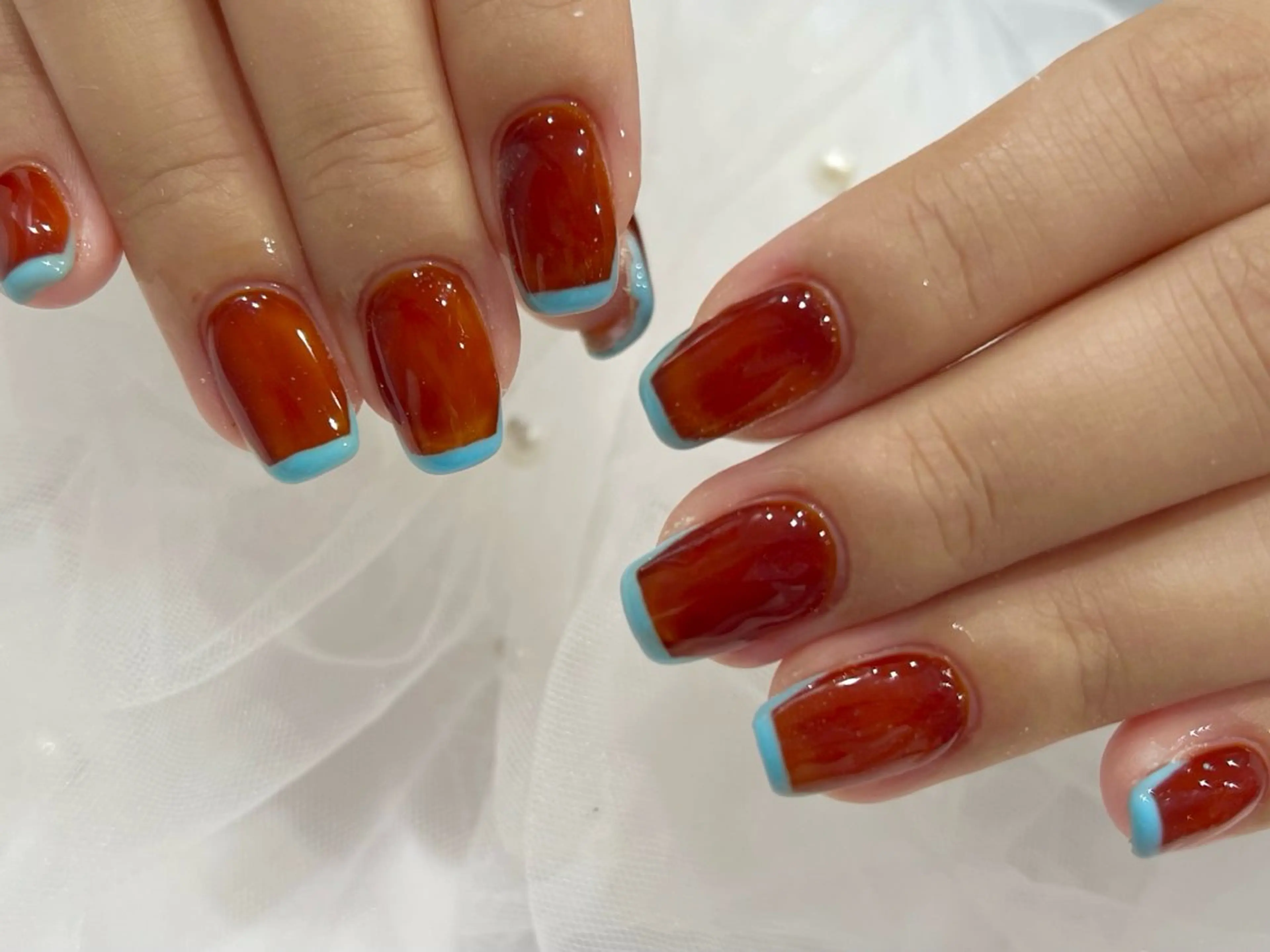 ネイル フレンチネイル 🧡Shine船橋 鳴海🧡のネイルデザイン