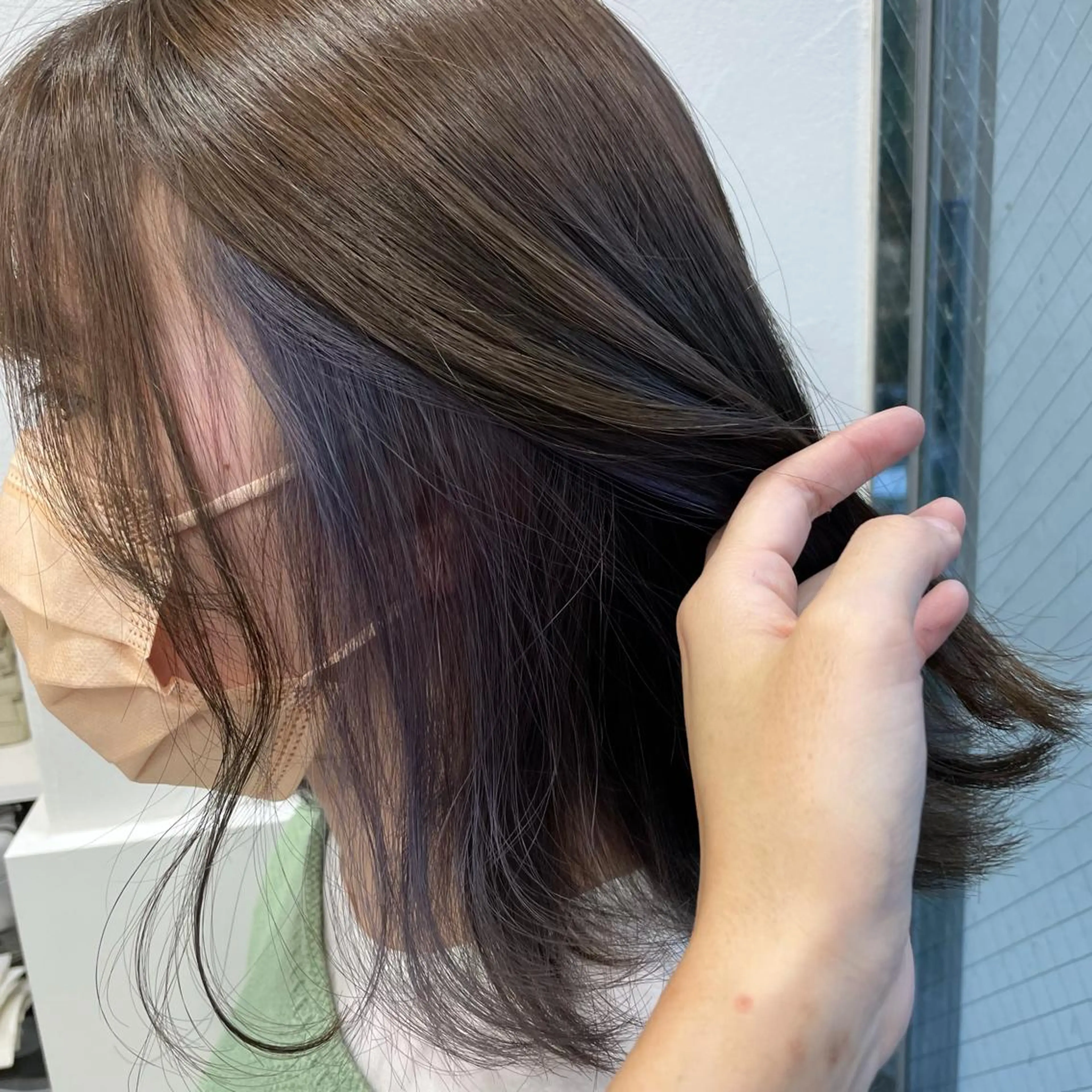 ミディアム カラー ヘアカラー トリートメント 🌼杉田 胡桃🌼のヘアスタイル