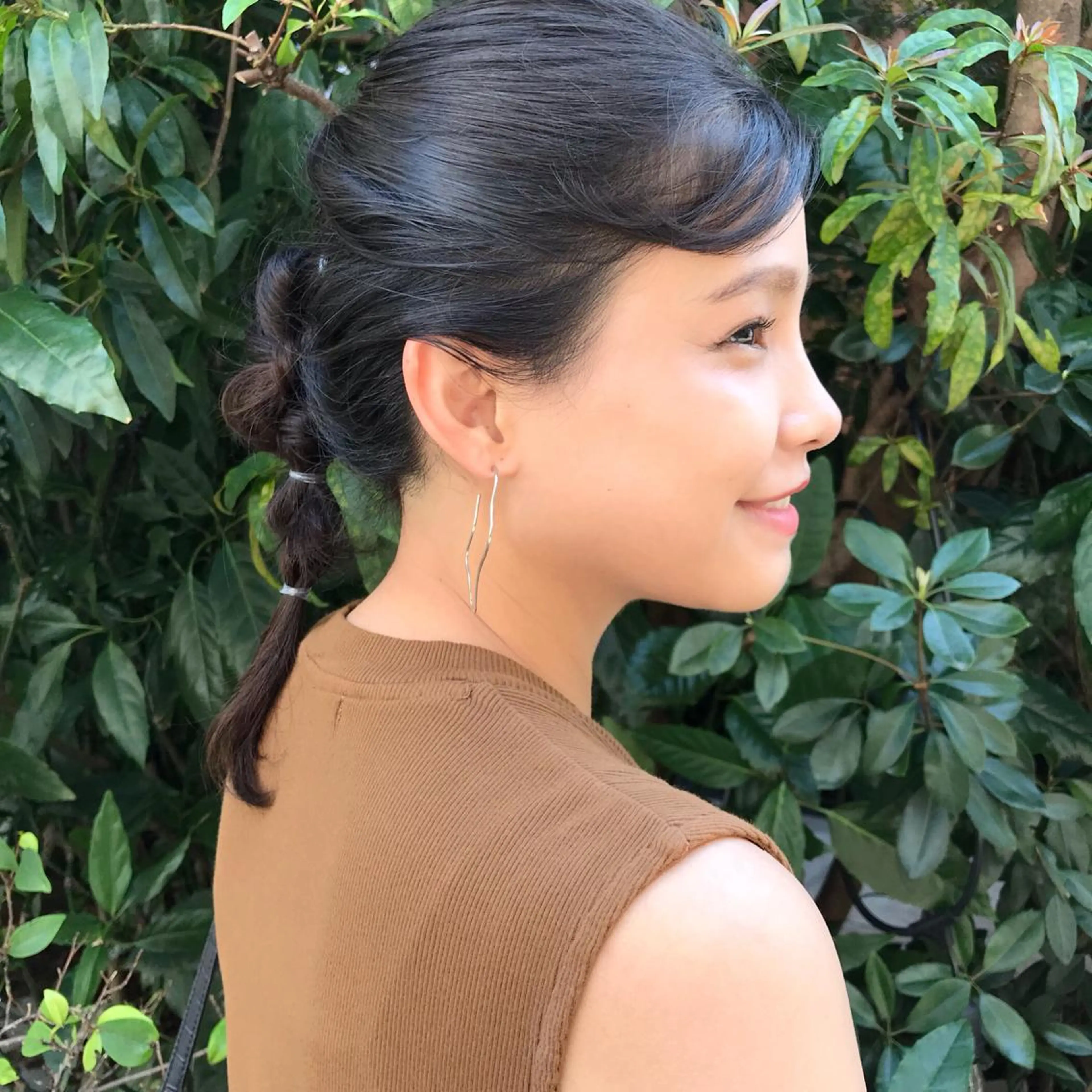 ヘアアレンジ HARUNA🤍 色持ち良いツヤ髪のヘアスタイル