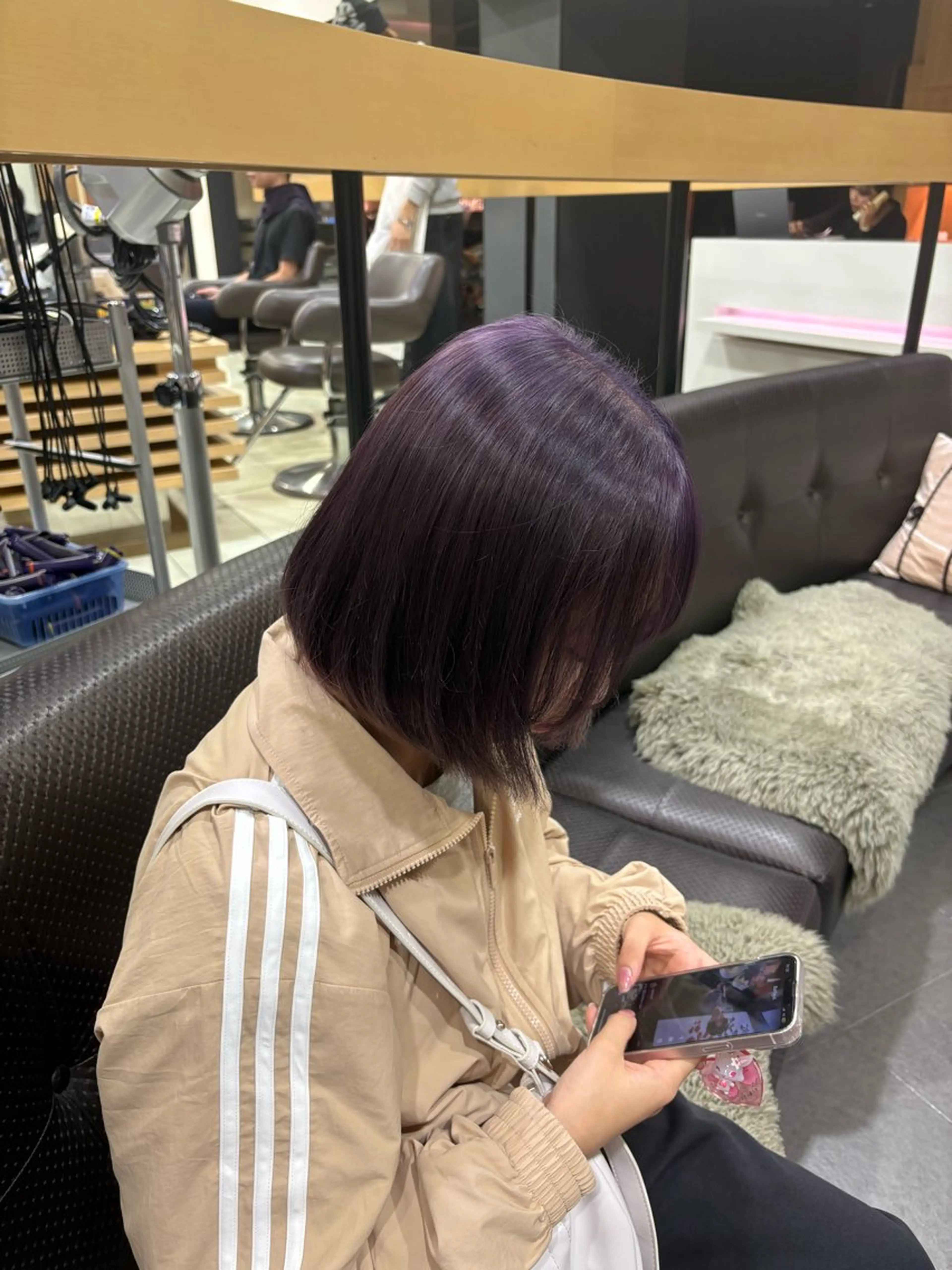 ショート ヘアカラー 透明感カラー🫧/ ブリーチ🇰🇷れいのヘアスタイル