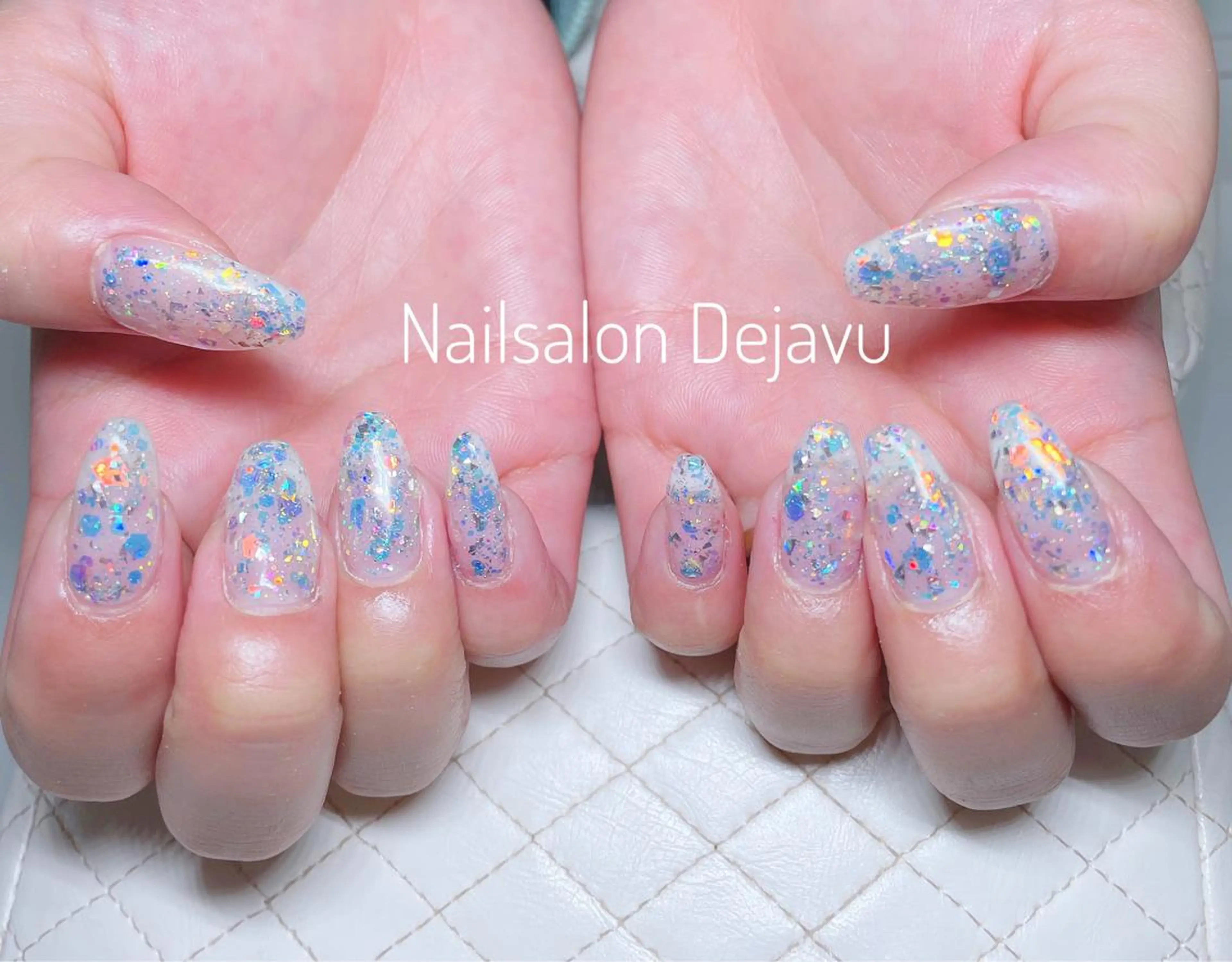 ネイル アートネイル ジェルネイル キラキラネイル ラメ(グリッター) ワンカラーネイル ハンドネイル Dejavu所属・Nail salon Dejavu 🌿のネイルデザイン