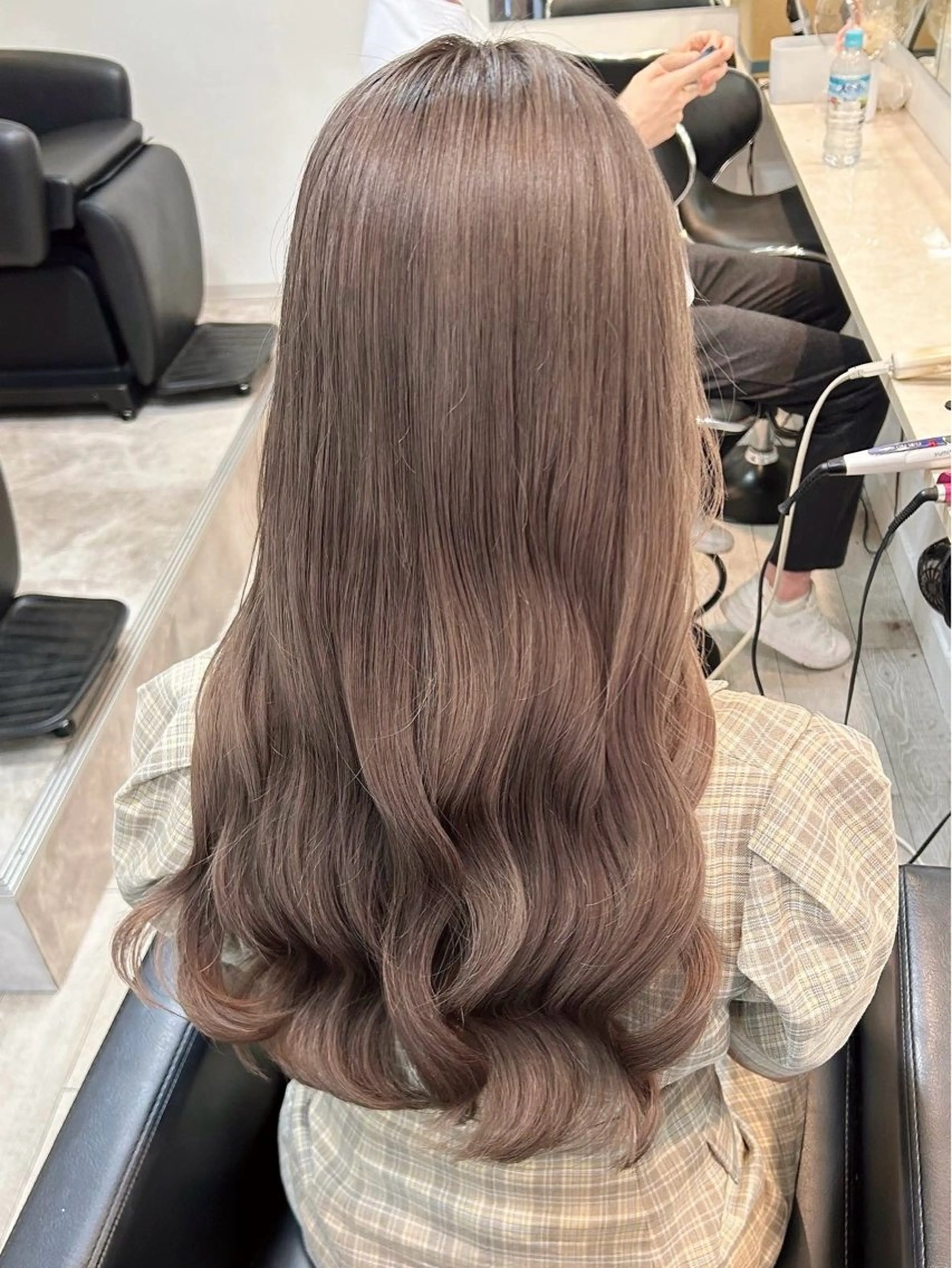 【ブリーチなしで透明感UP】ブリーチなしダブルケアカラー+２stepTr ¥13500の写真