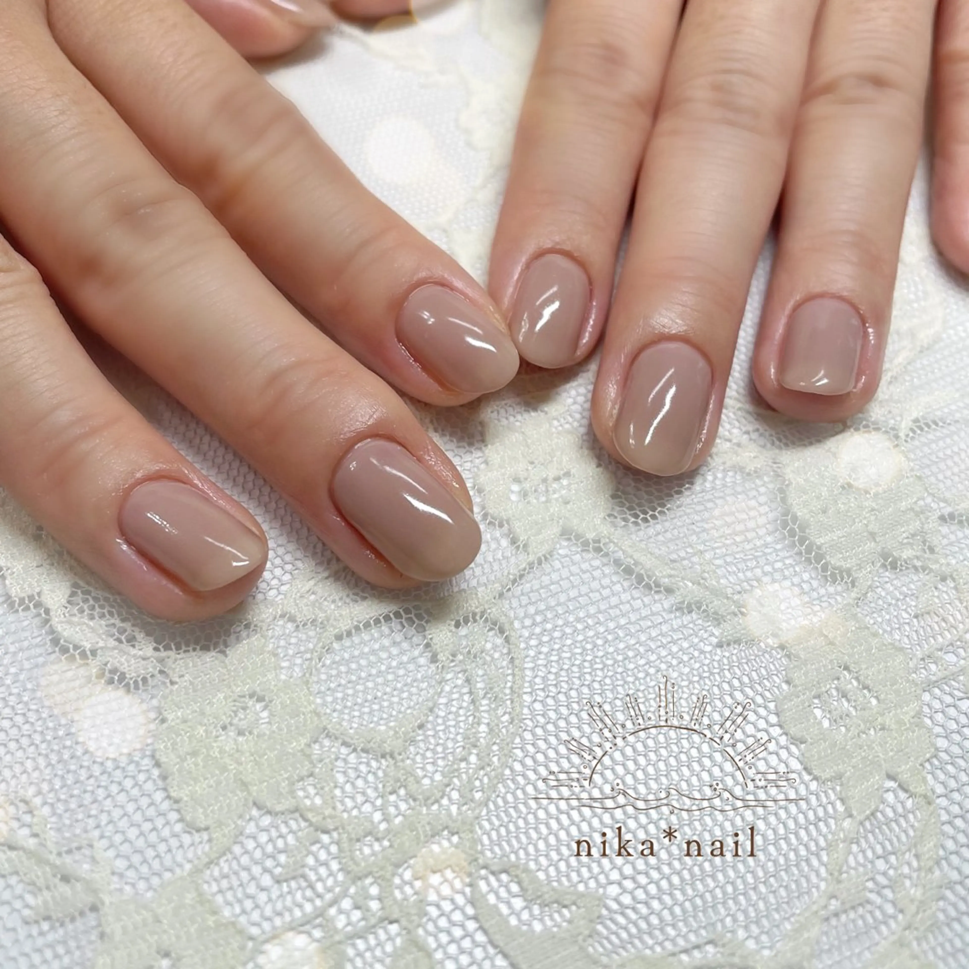 ネイル ワンカラーネイル シンプルネイル nailroom lilasのネイルデザイン