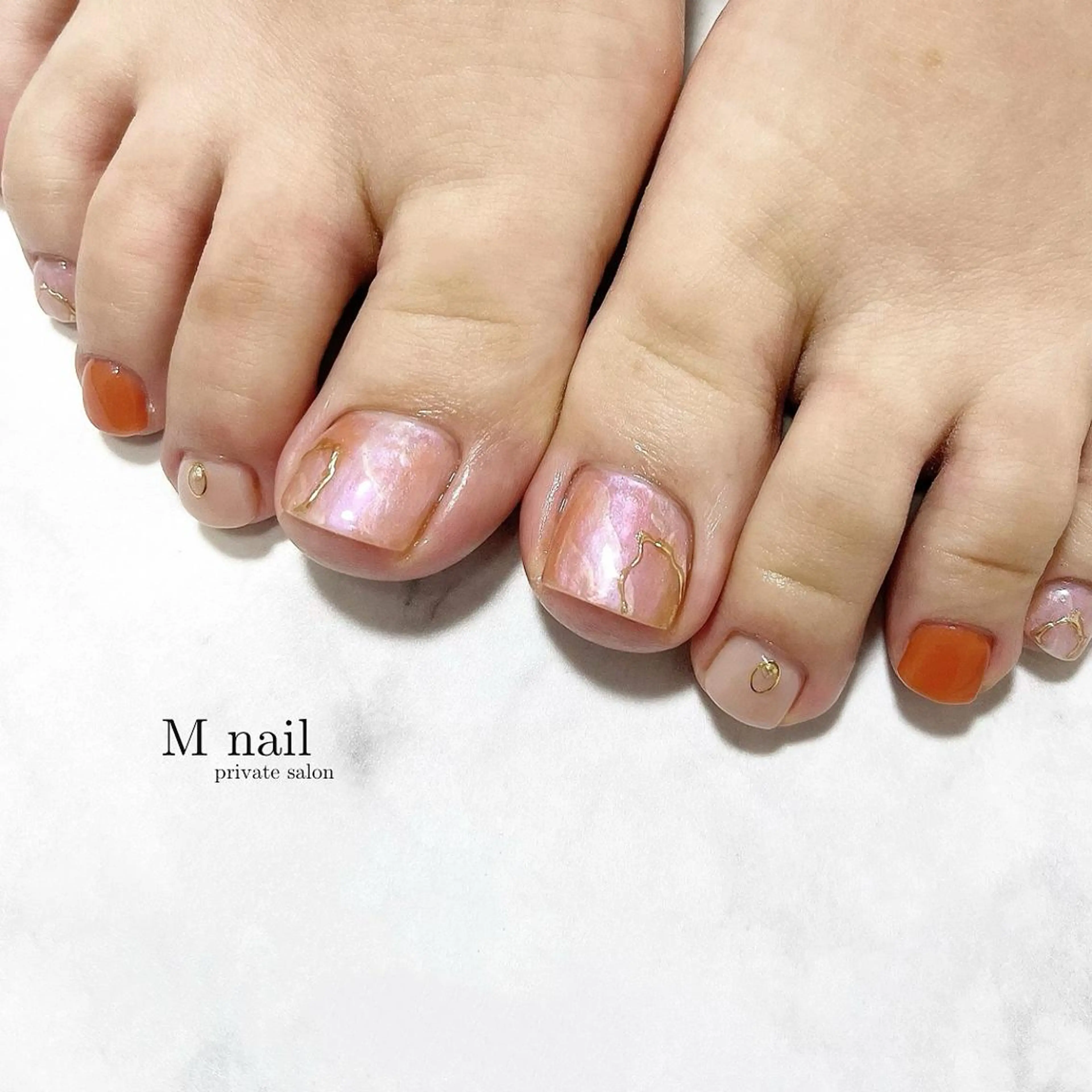 ネイル フットネイル M　nail所属・M nailのネイルデザイン
