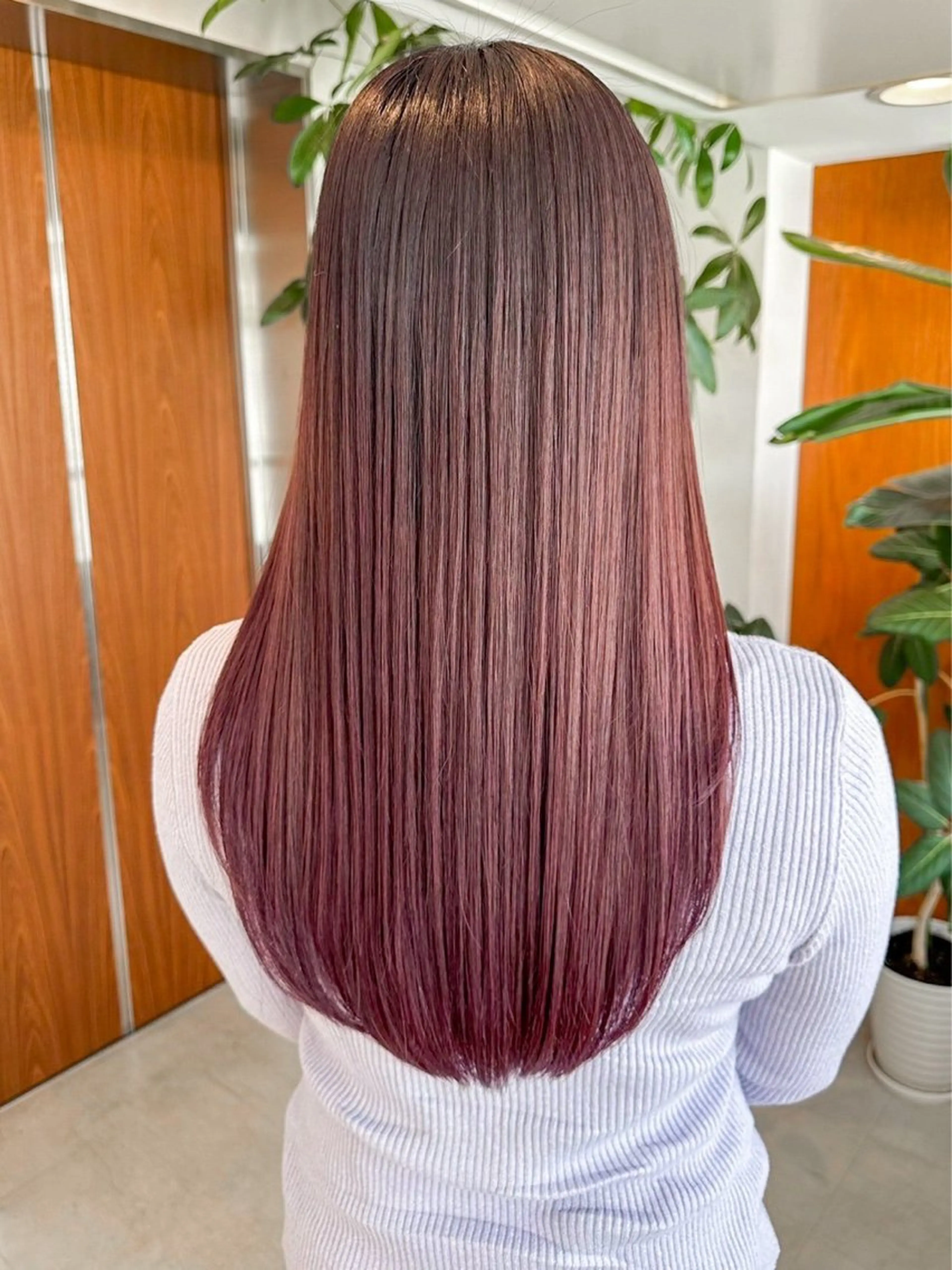 ロング ヘアカラー トリートメント ATENA所属・撮影モデル様募集 直樹のヘアスタイル