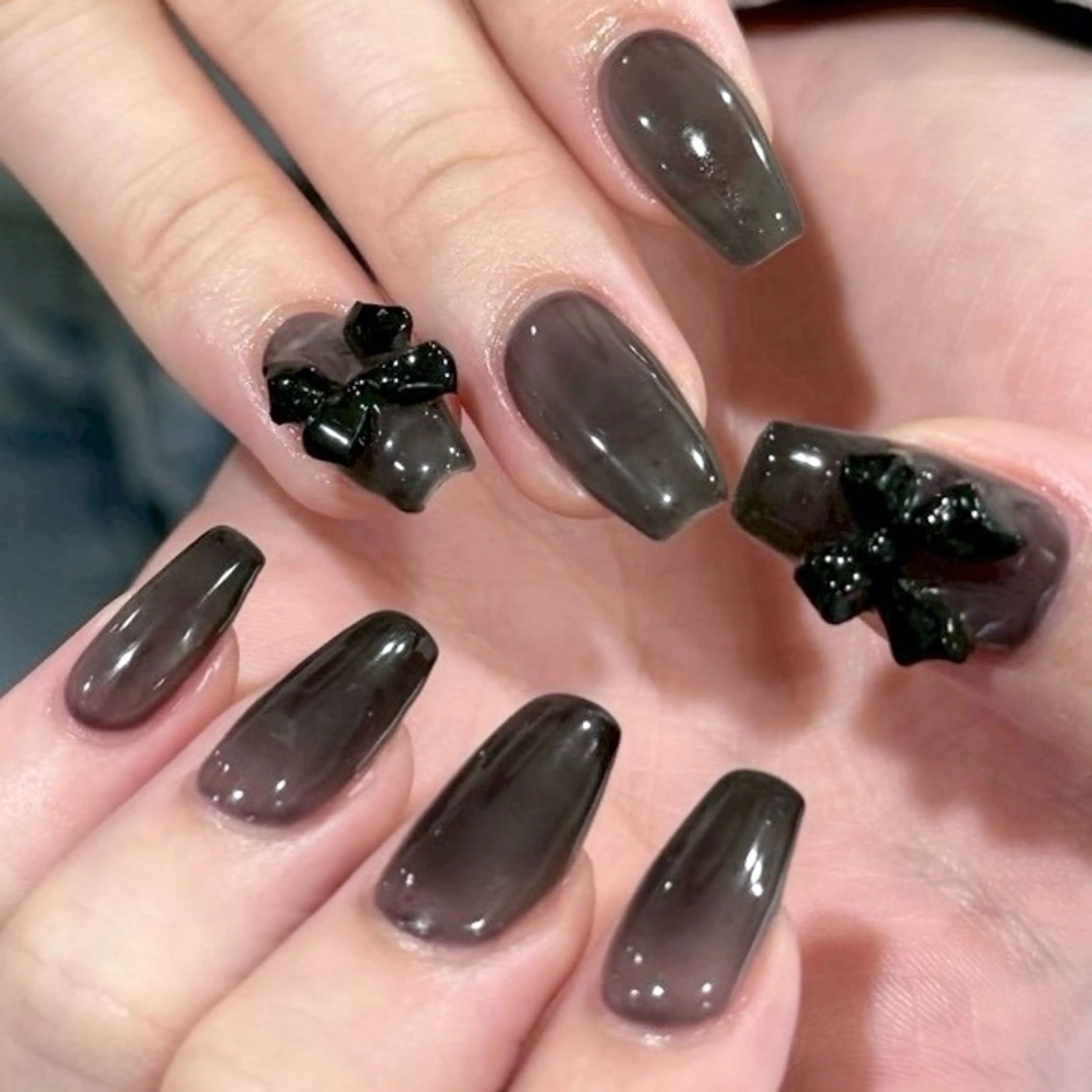 ネイル ワンカラーネイル LORAN  Lim EYE&NAIL【ローランリム】所属・LORAN Lim 紫月のネイルデザイン