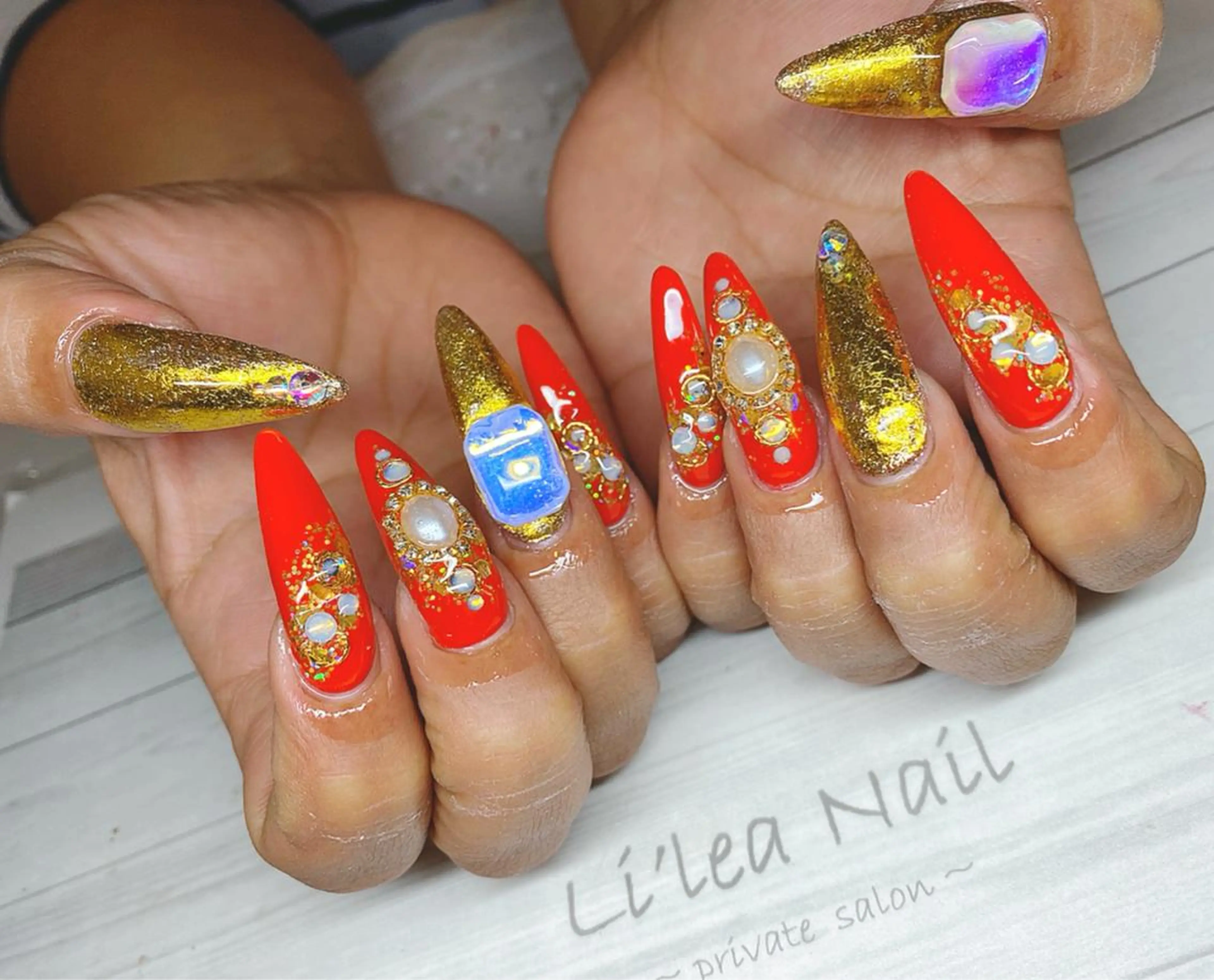 ネイル Li'leaNail AINAのネイルデザイン