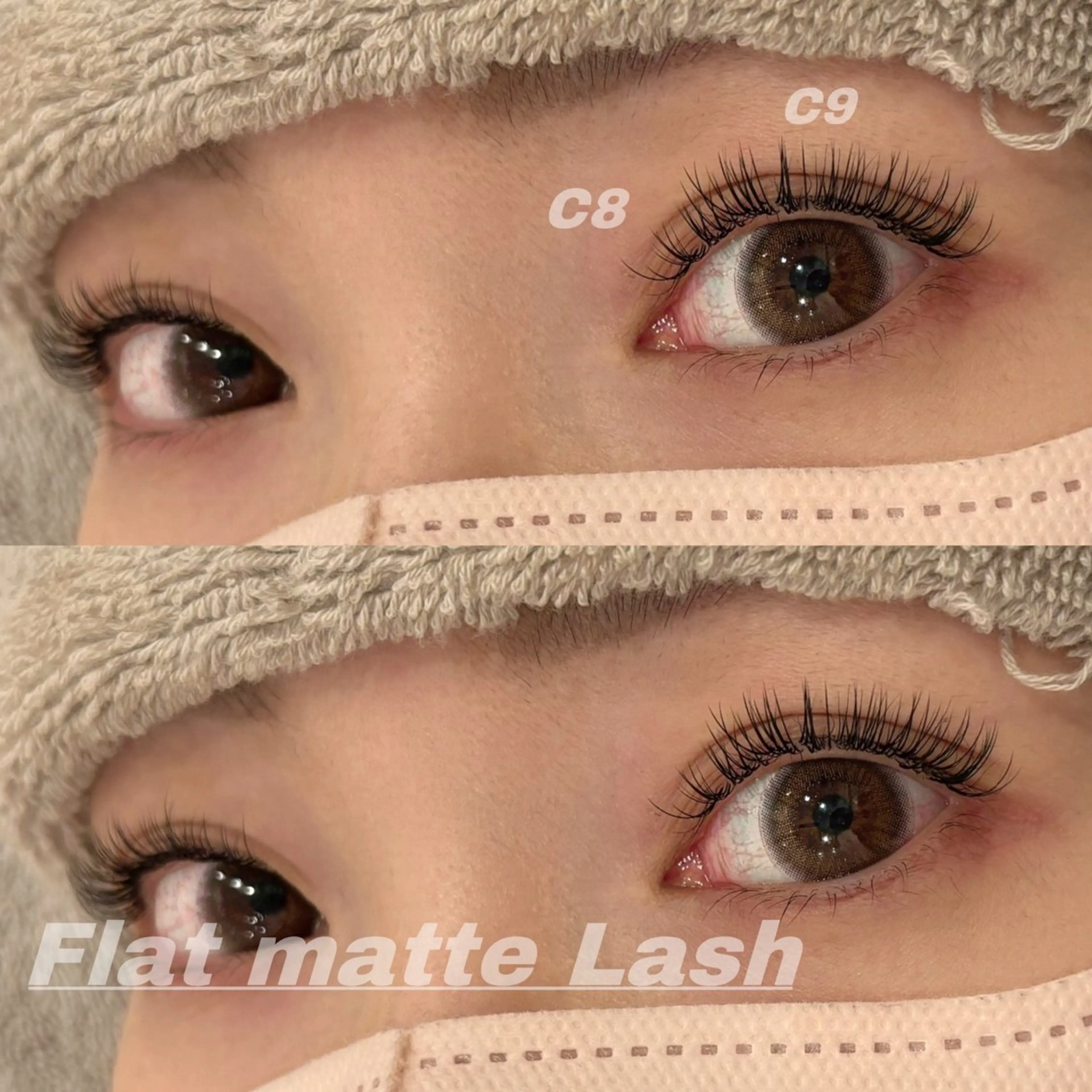 マツエク・マツパ Cカール フラットラッシュ マツエク Eye ELSA lash栄店 長沼の眉毛・アイブロウイメージ