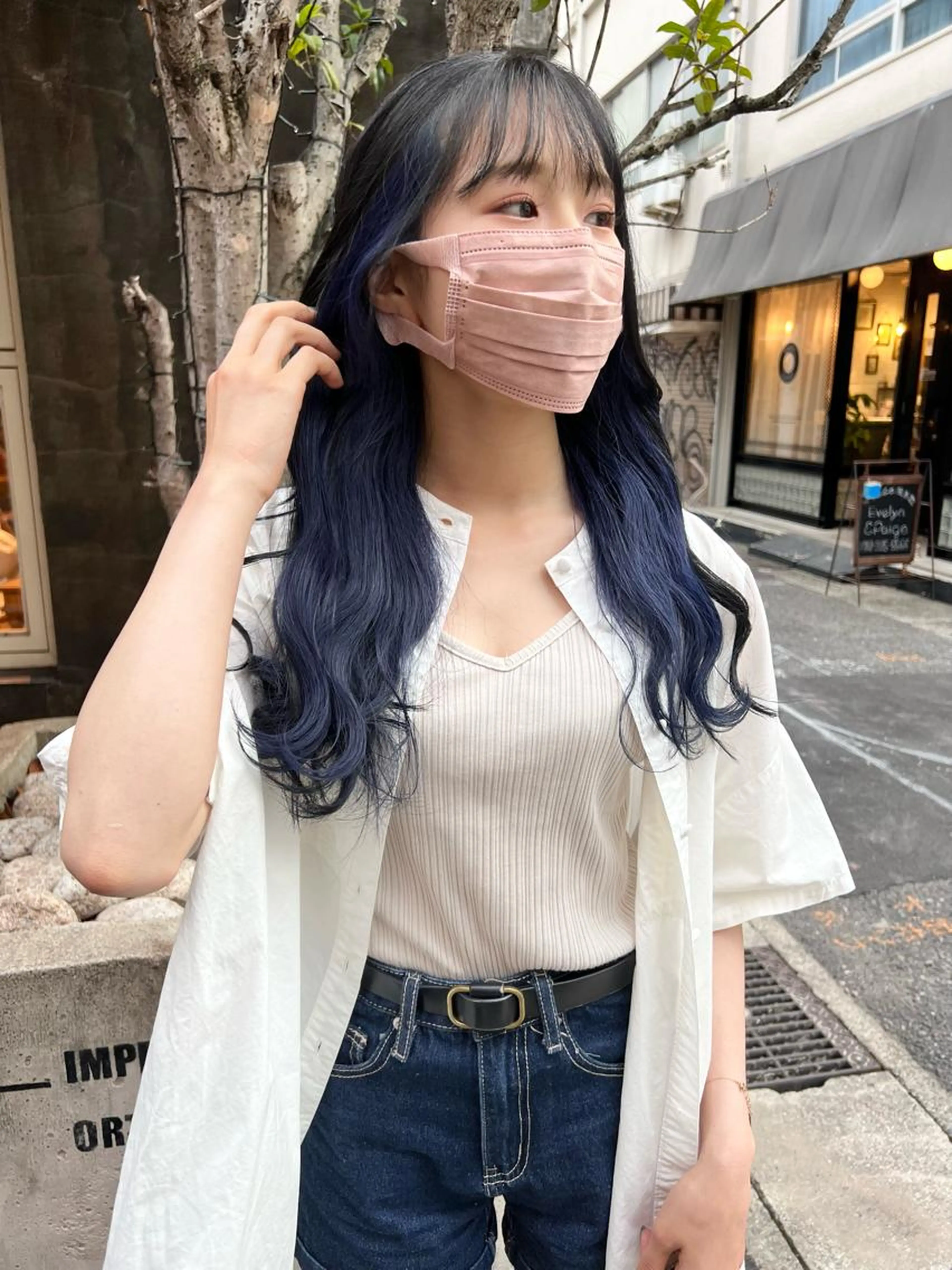 🌈大好評🌈イヤリングカラー（ブリーチ込み）➕ケアトリートメントの写真