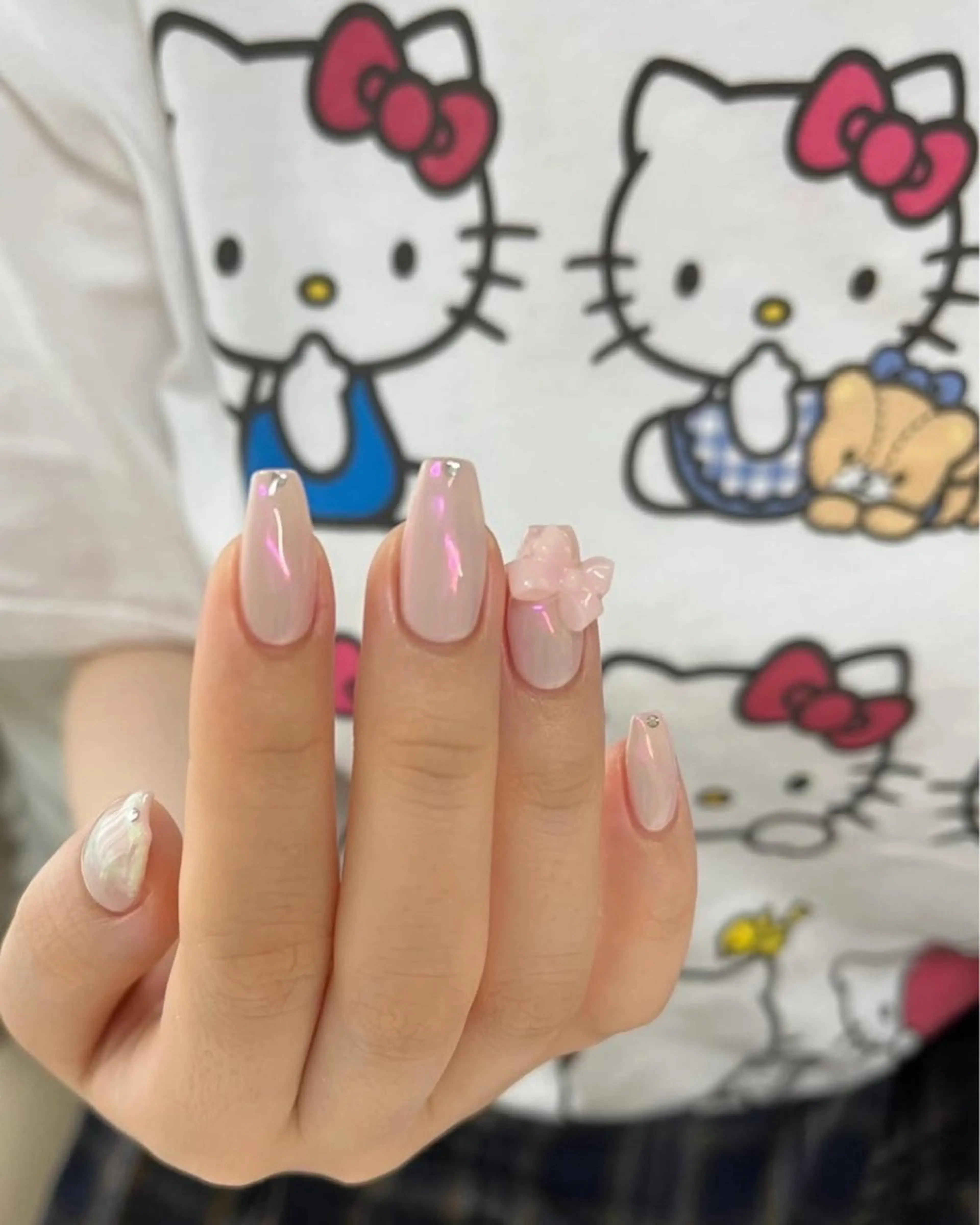 ネイル 韓国ネイル 持ち込み ニュアンスネイル ネイルチップ 冬ネイル ハンドネイル JENNY ANA.CHUOのネイルデザイン