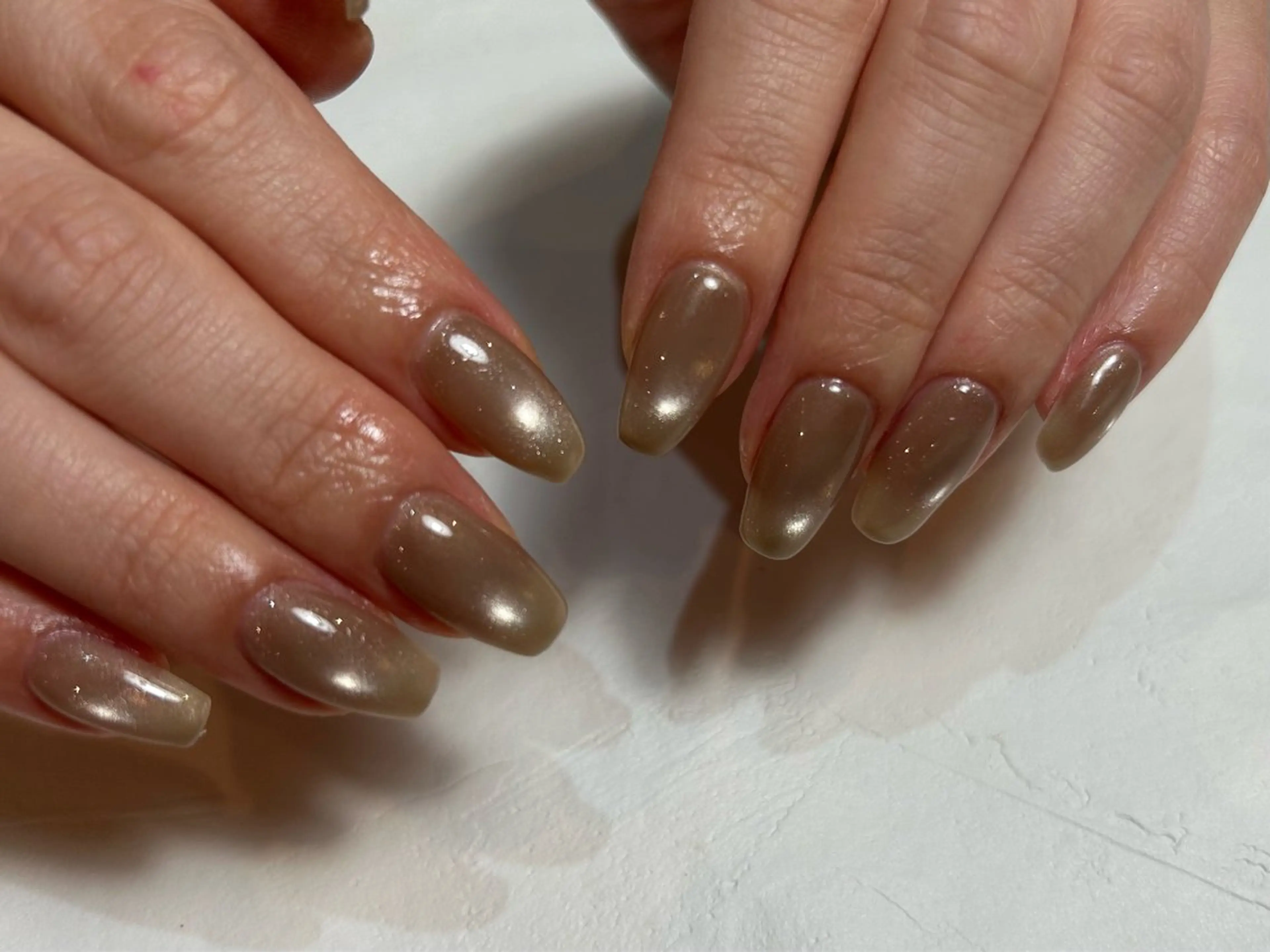 ネイル マグネットネイル オフィスネイル シンプルネイル ハンドネイル MARU NAIL nanokaのネイルデザイン