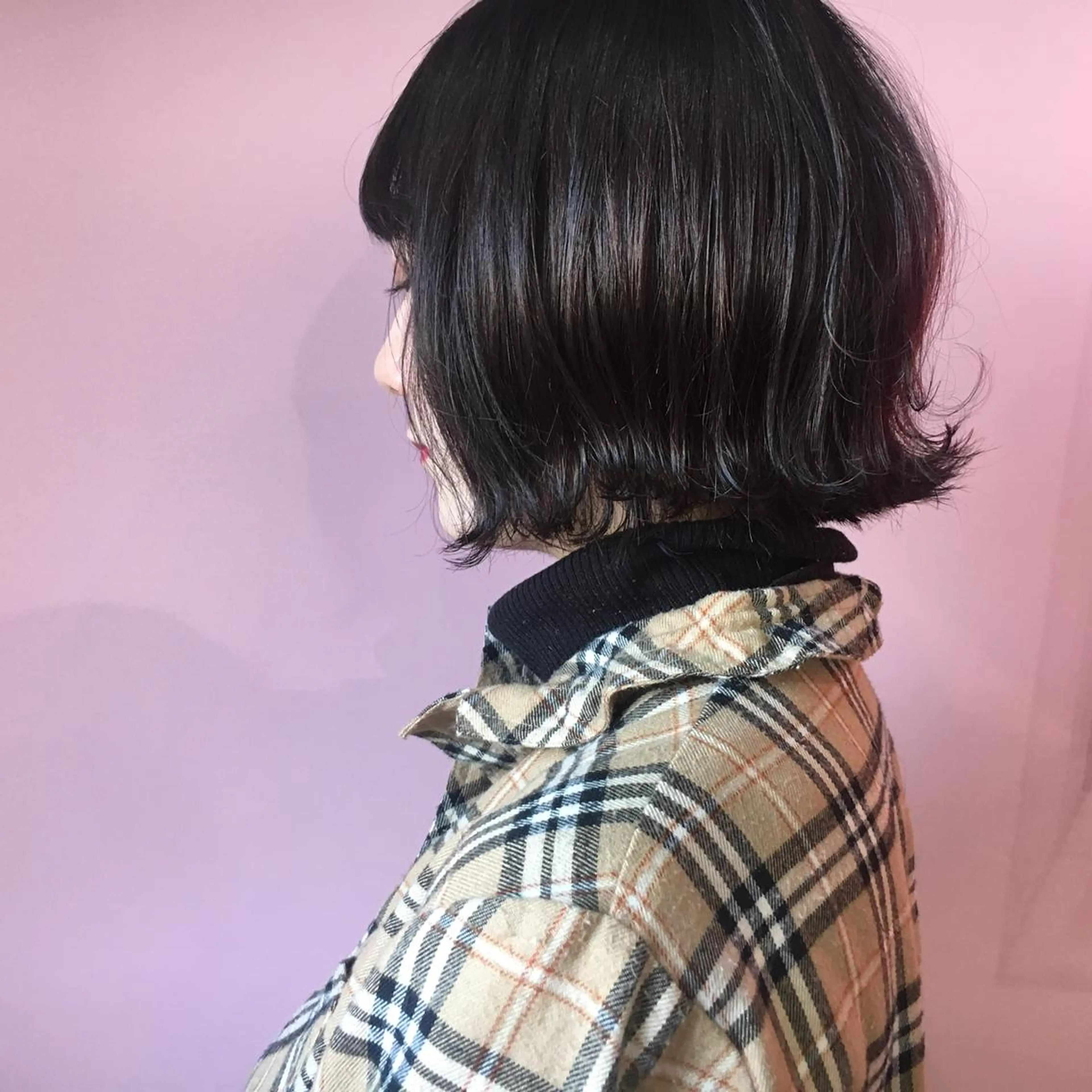 ショート ボブ カット ヘアカラー トリートメント mizuki  韓国 ヘア/髪質改善のヘアスタイル