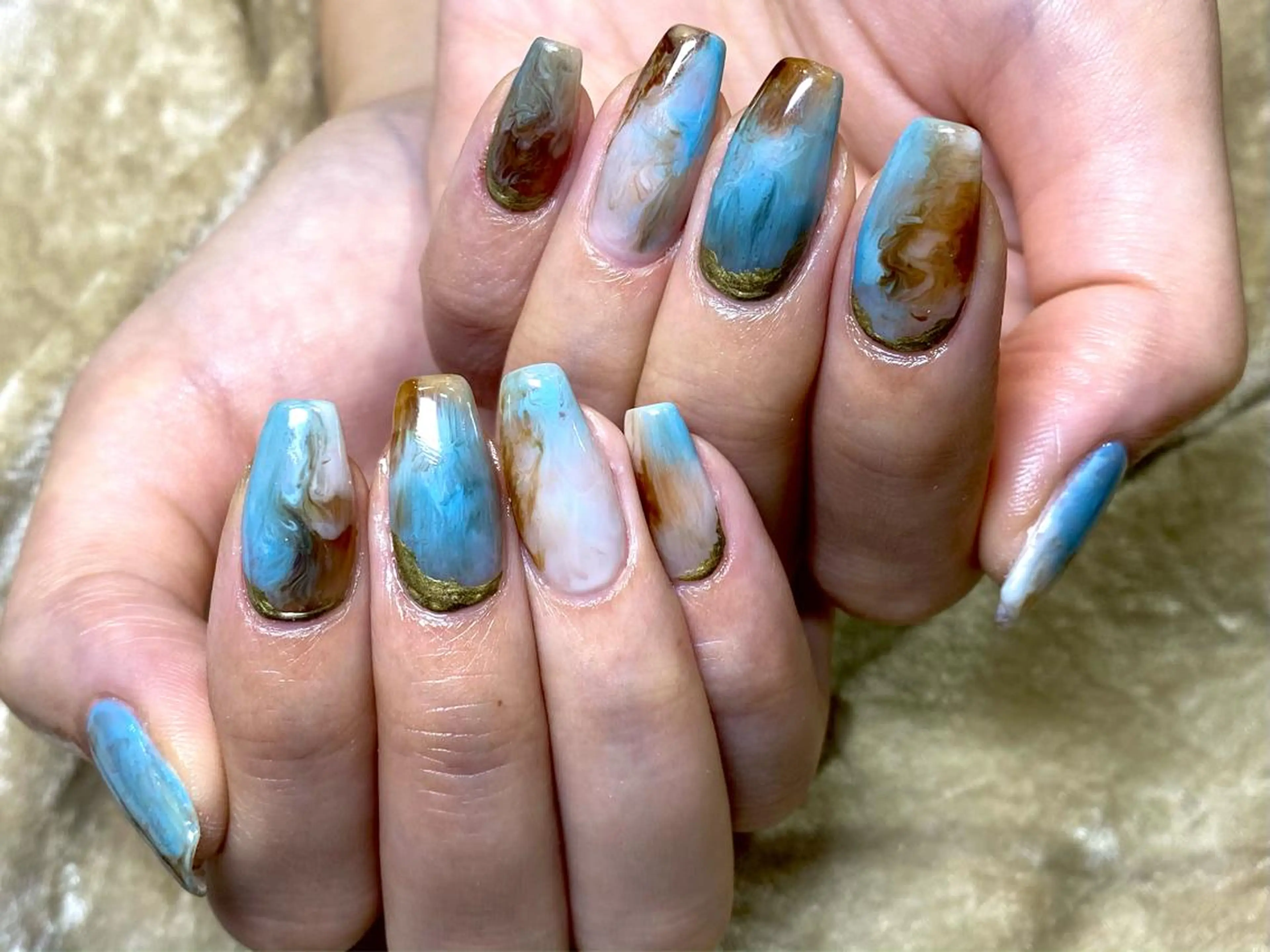 ネイル ハンドネイル L'ecrin所属・L'ecrin 田中のネイルデザイン