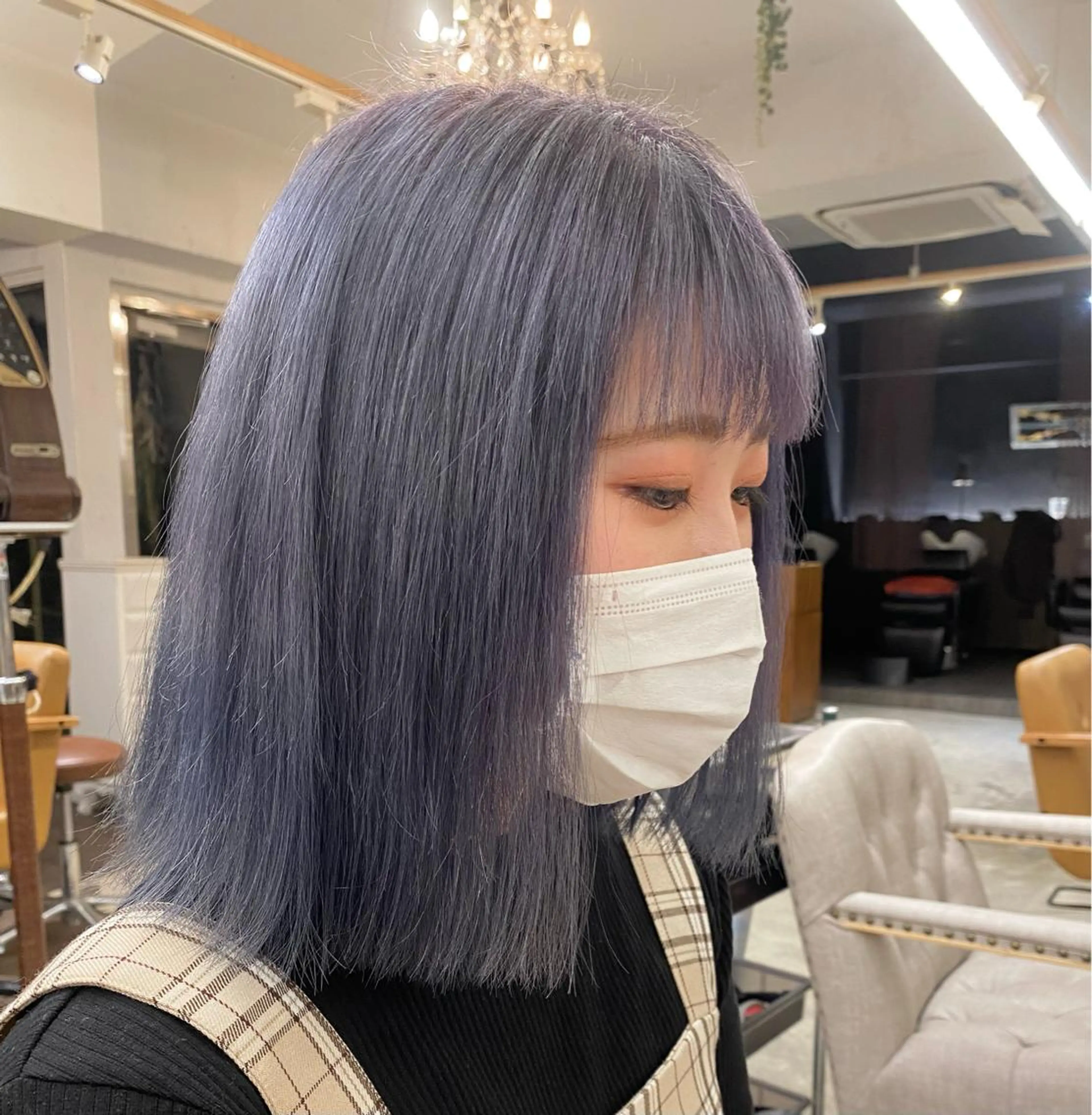 ミディアム CYAN by acoron .池袋所属・メンズパーマ職人 ユキハシのヘアスタイル