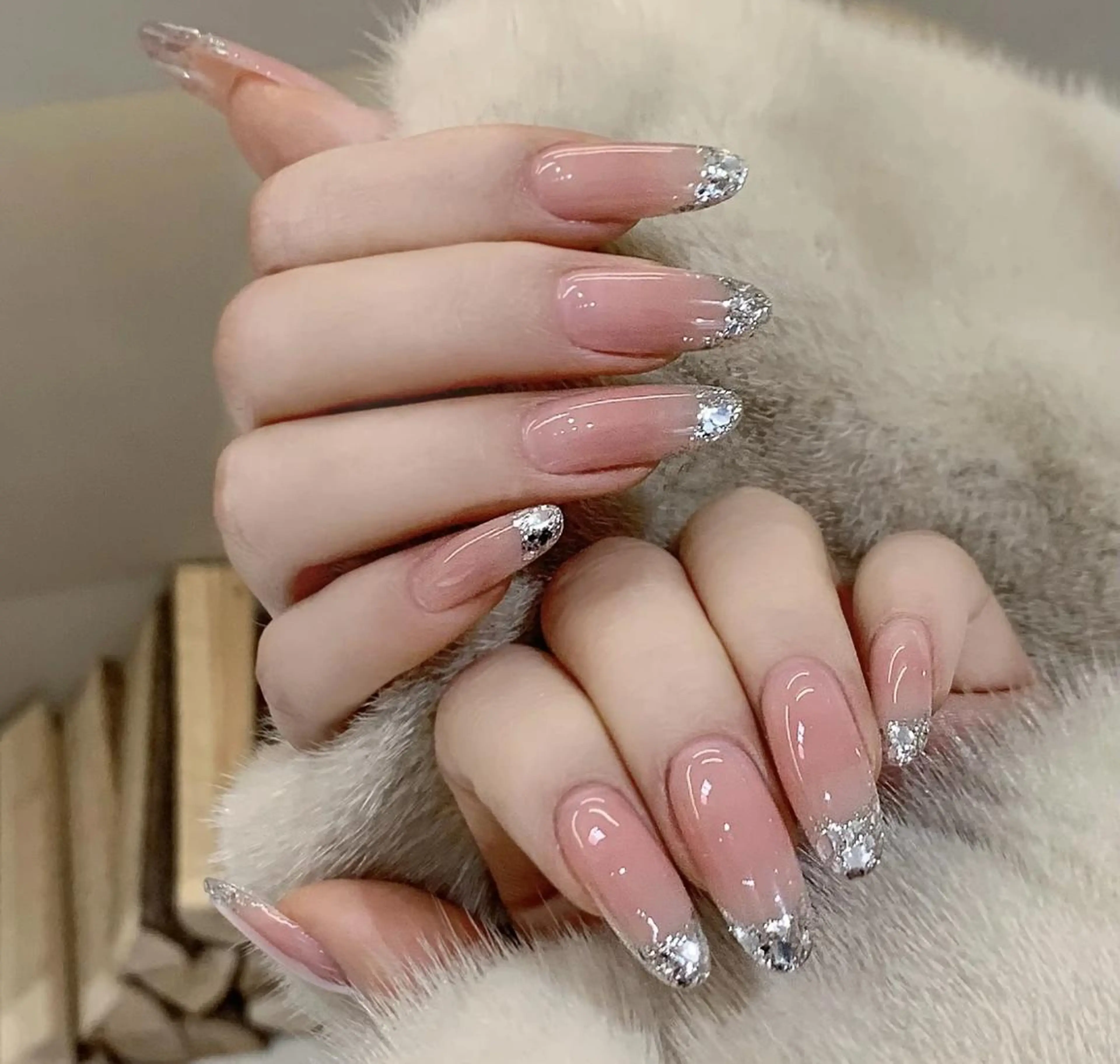ネイル 長さ出し ジェルネイル グラデーション 韓国ネイル マグネットネイル moomi nail スカルプ専門のネイルデザイン