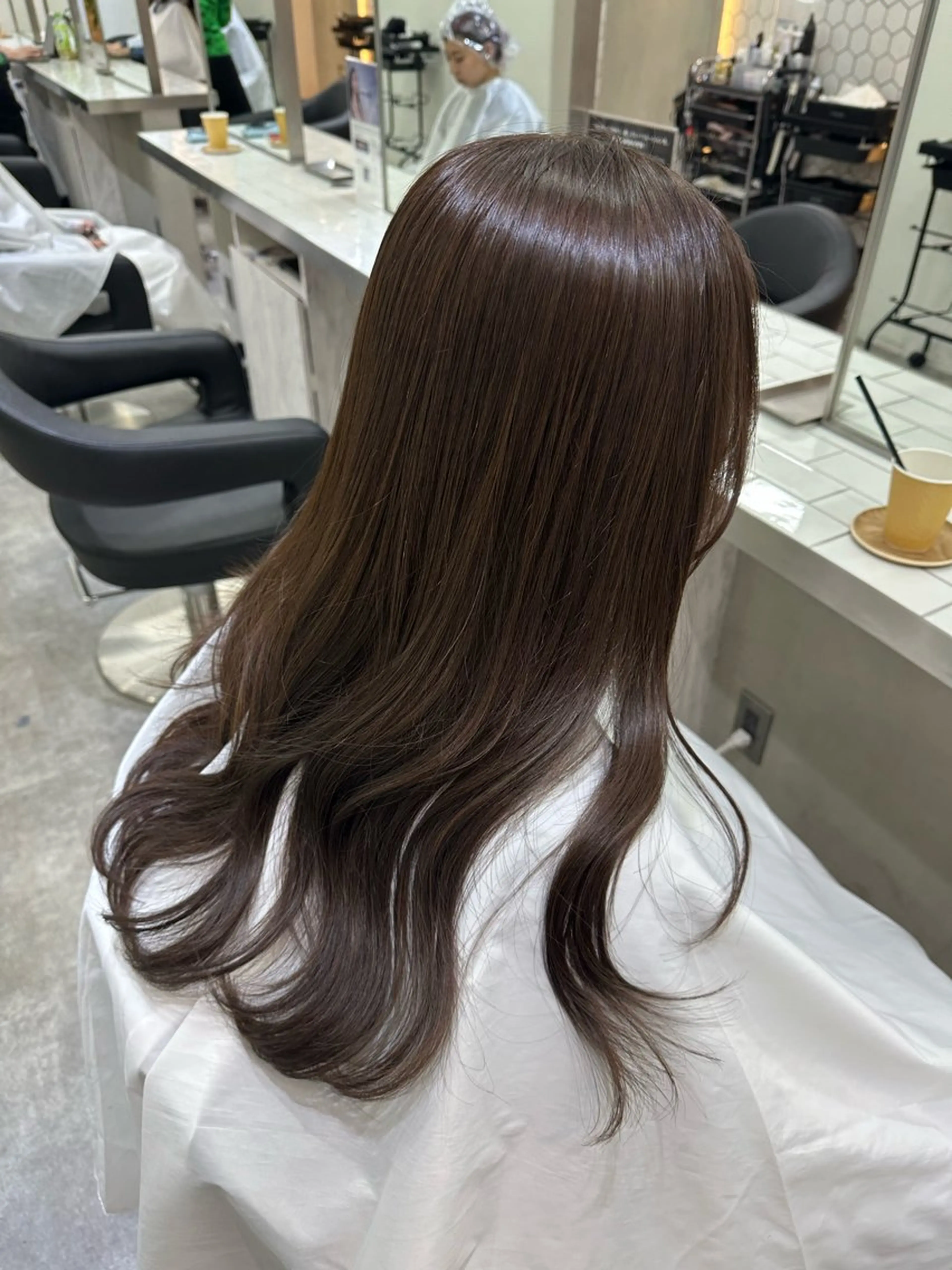 ロング カラー カット ヘアカラー トリートメント 銀座/ヘアセット シマムラ ミホのヘアスタイル