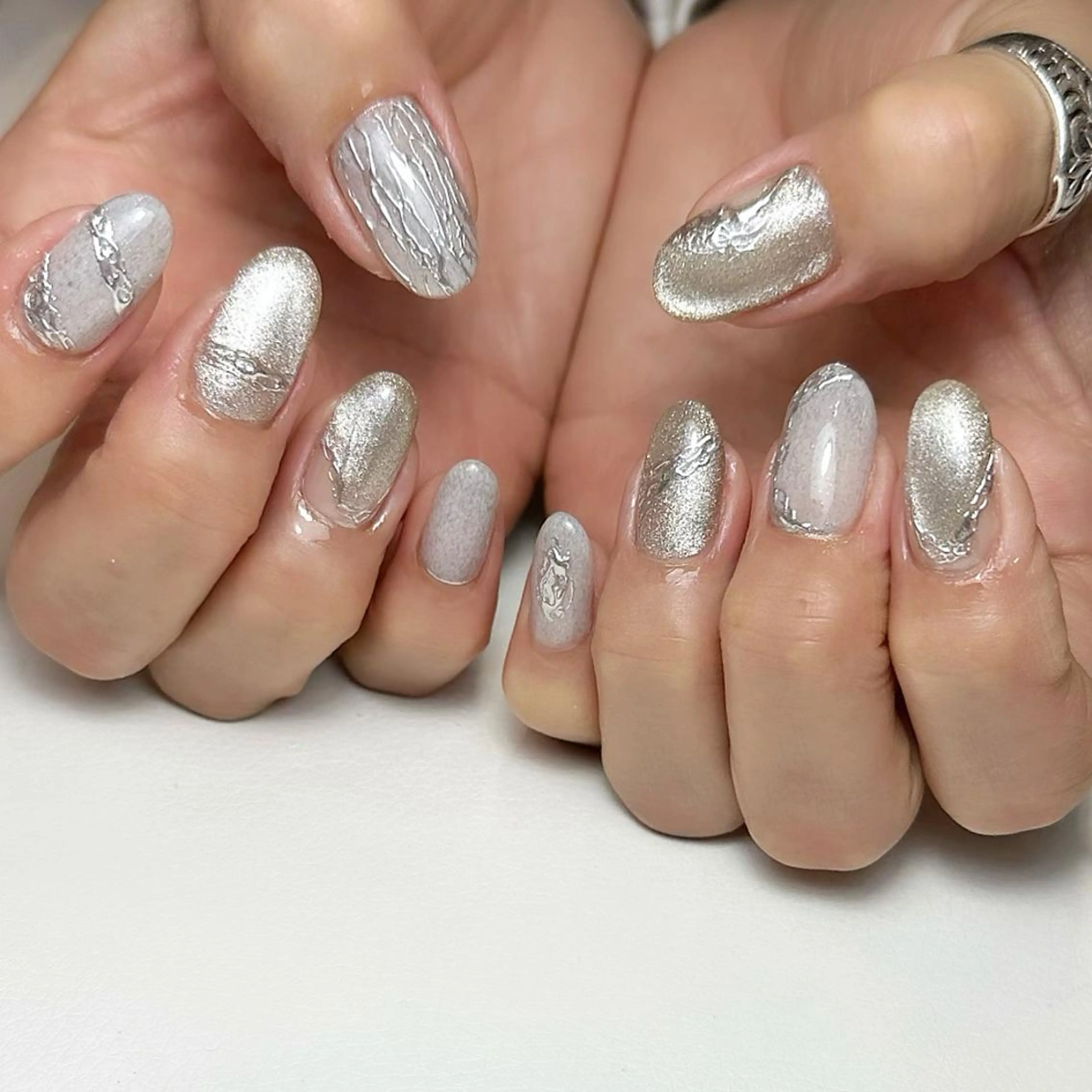 ネイル マグネットネイル ハンドネイル Nail ameria megu所属・ameria meguのネイルデザイン
