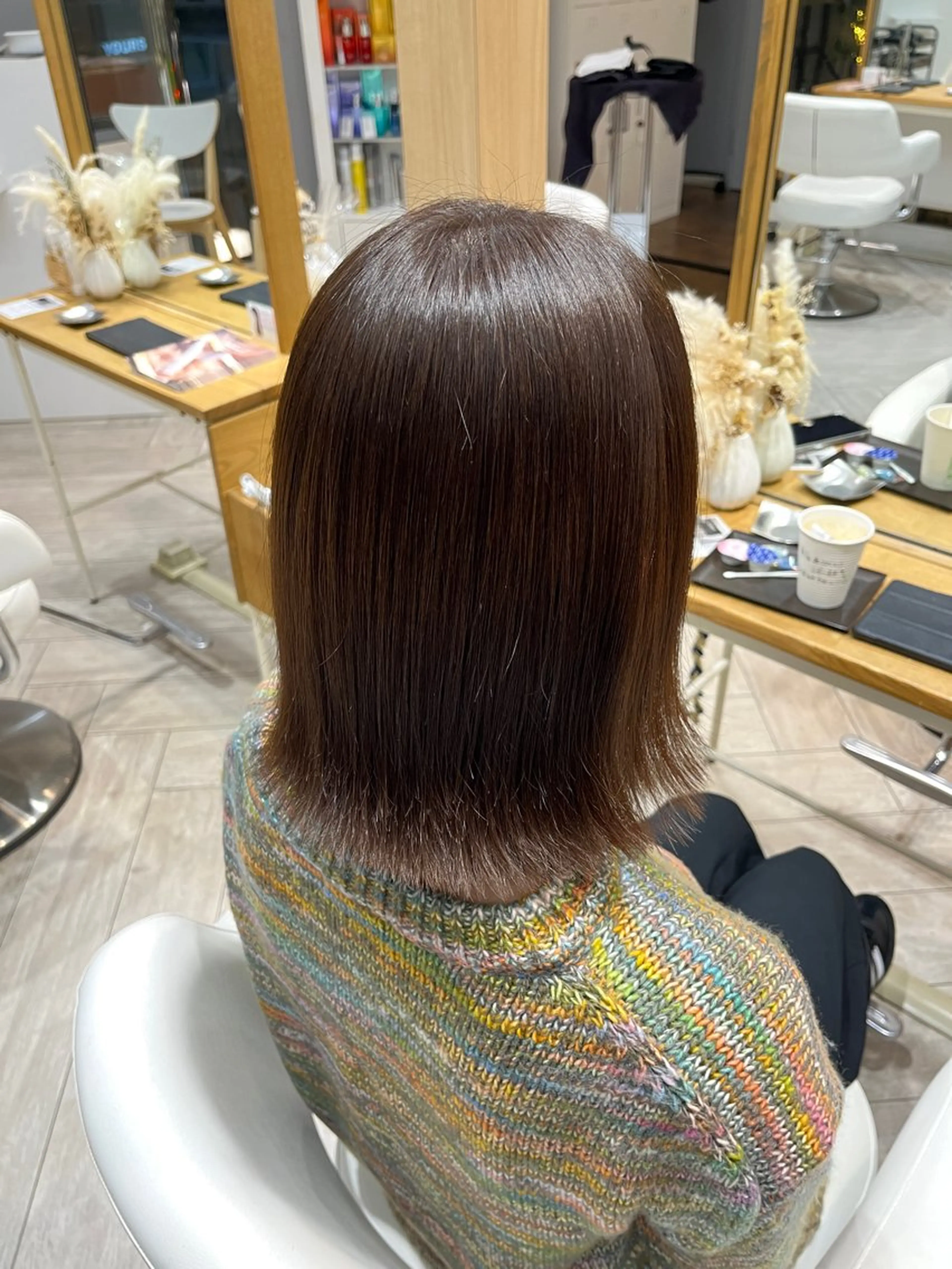 ミディアム カラー カット ヘアカラー トリートメント AVANCE 広島本通り店所属・森 千聡のヘアスタイル