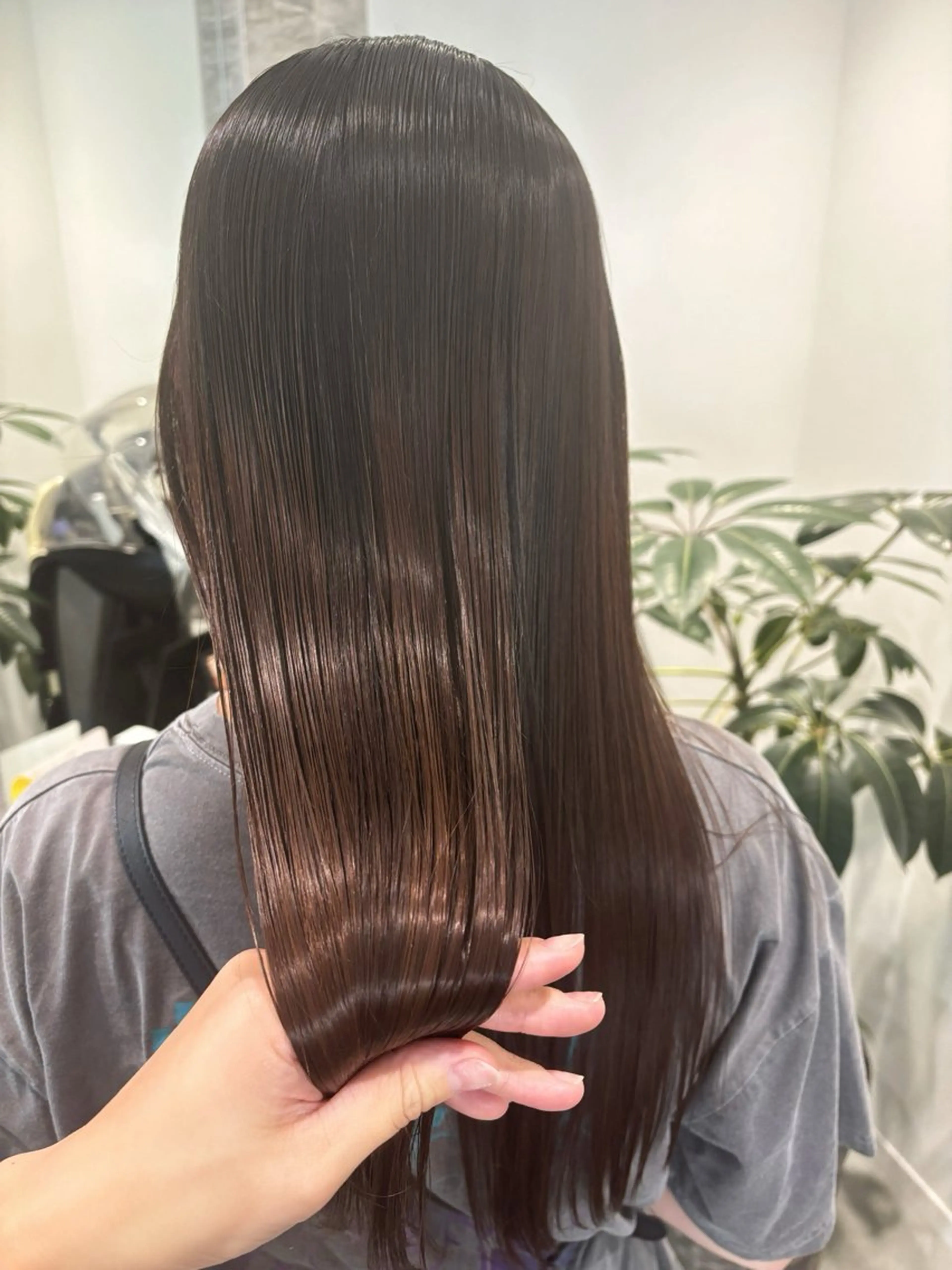 ロング 髪質改善 トリートメント カット トリートメント やなせ かすみのヘアスタイル