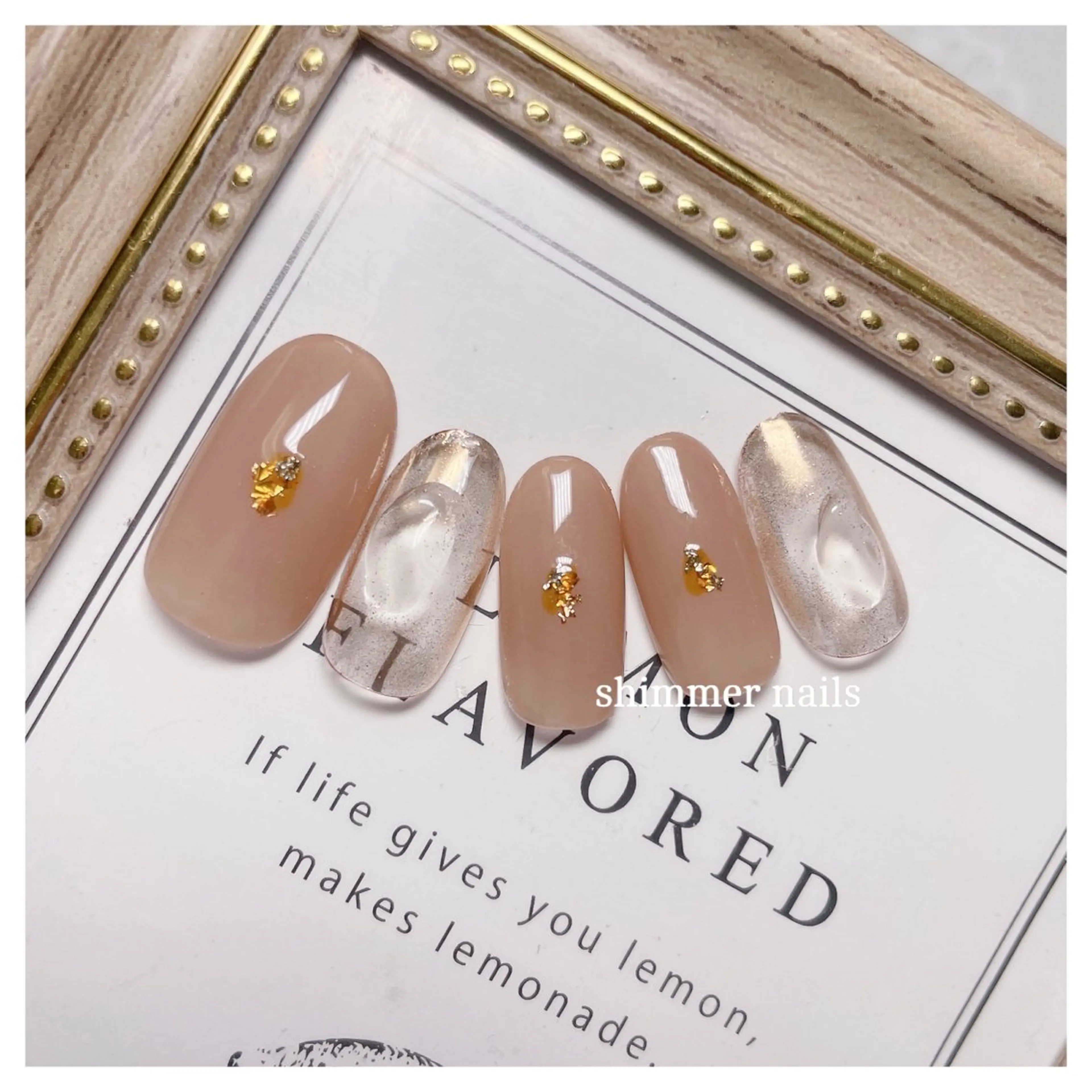 ネイル ミラーネイル shimmer nailsのネイルデザイン