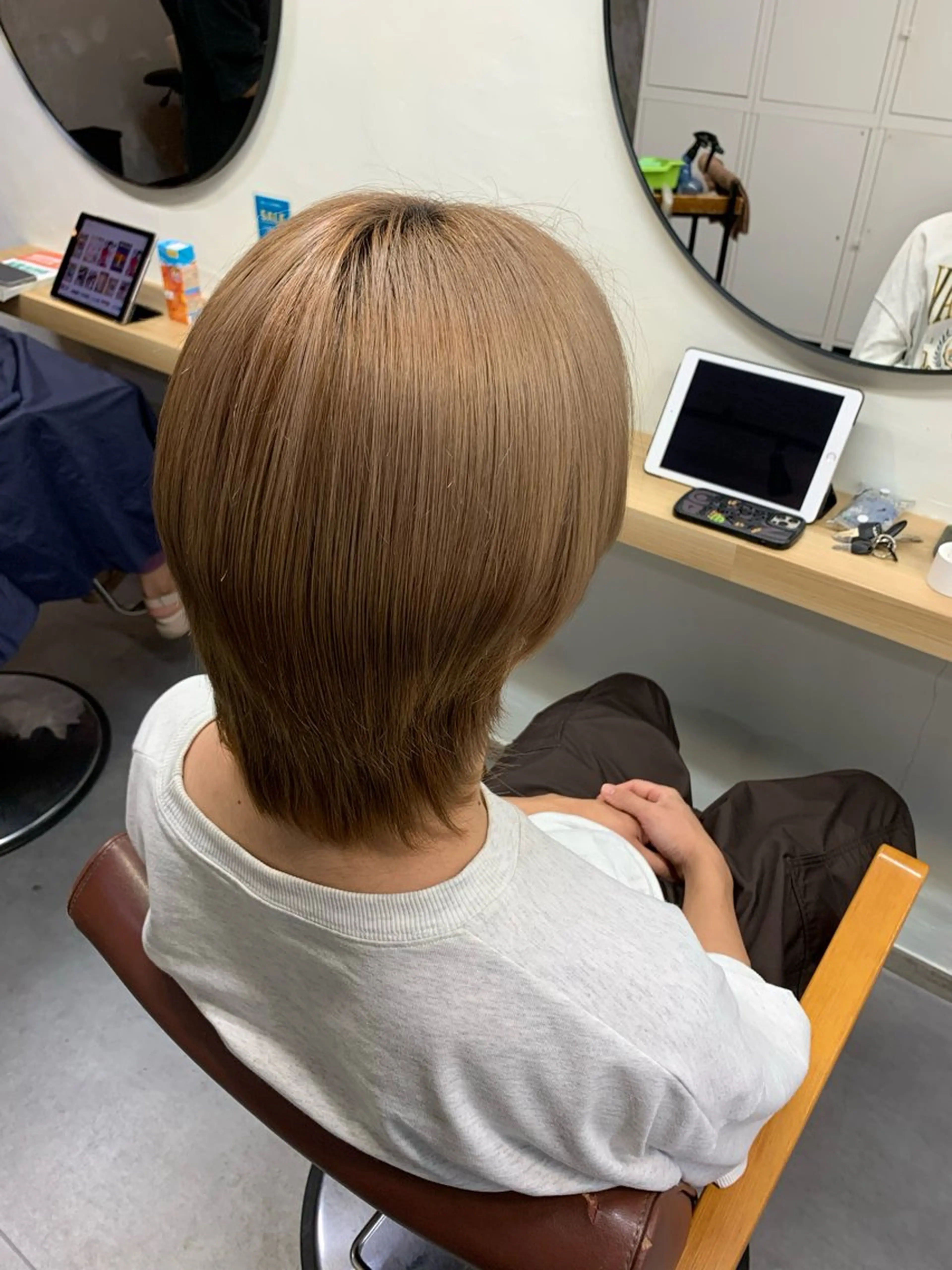 メンズ メンズブリーチ 照井 耀のヘアスタイル
