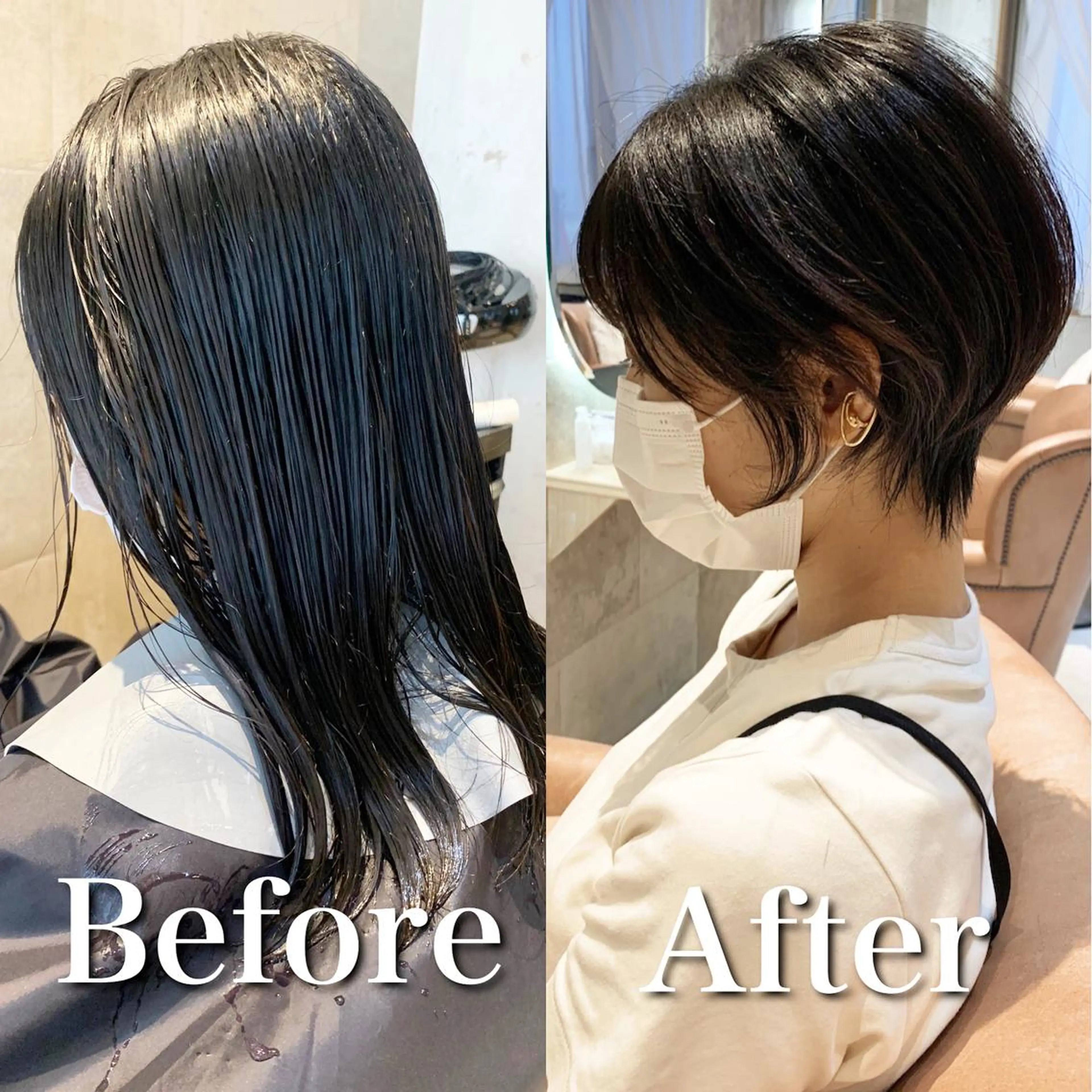 ショート ショートボブ ボブ 似合わせカット ショートヘア 韓国ヘア/髪質改善 /Harunaのヘアスタイル