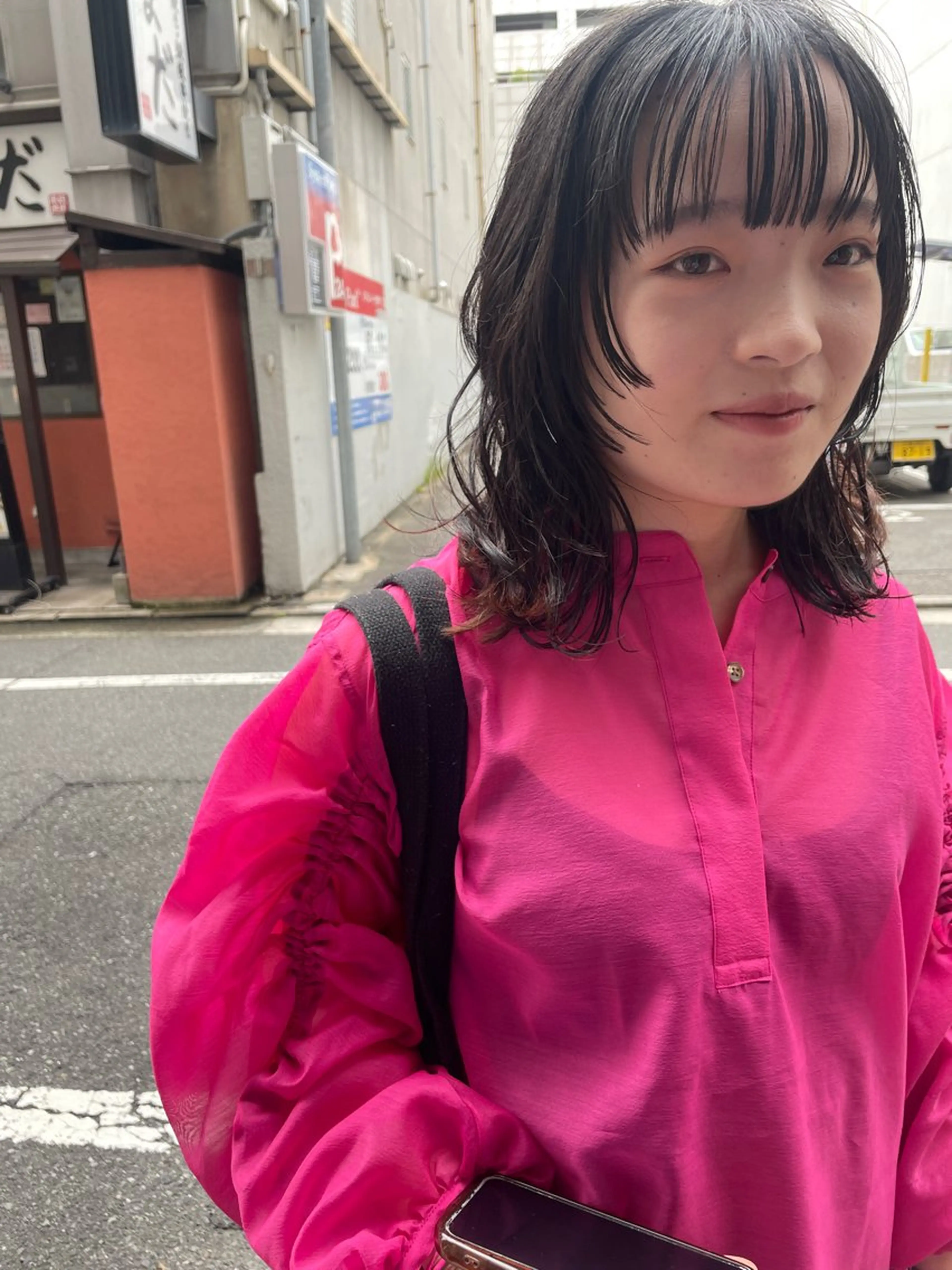 ロング カット さの あやねのヘアスタイル