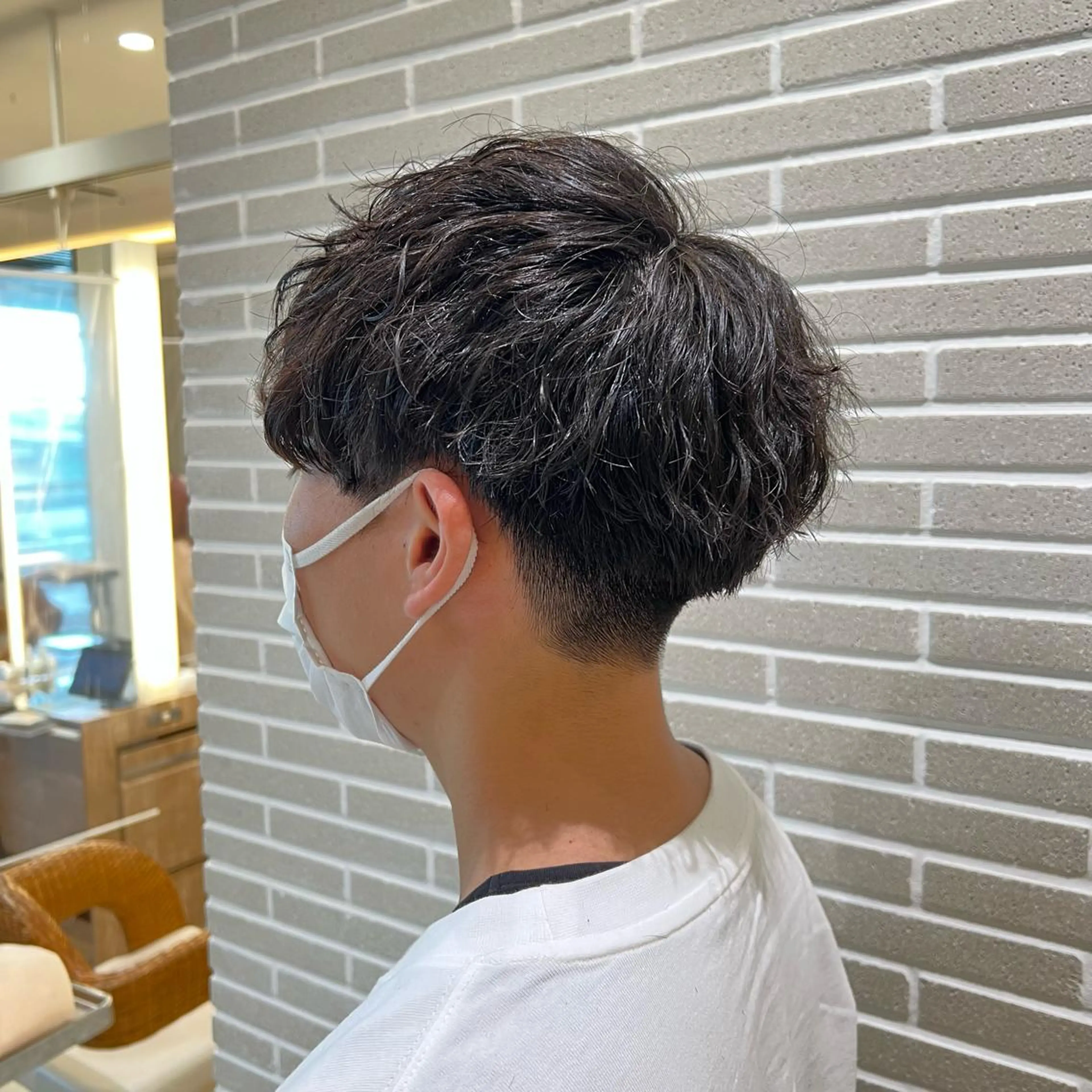 パーマ メンズ メンズパーマ 赤本悠斗波巻きパーマ メンズパーマのヘアスタイル