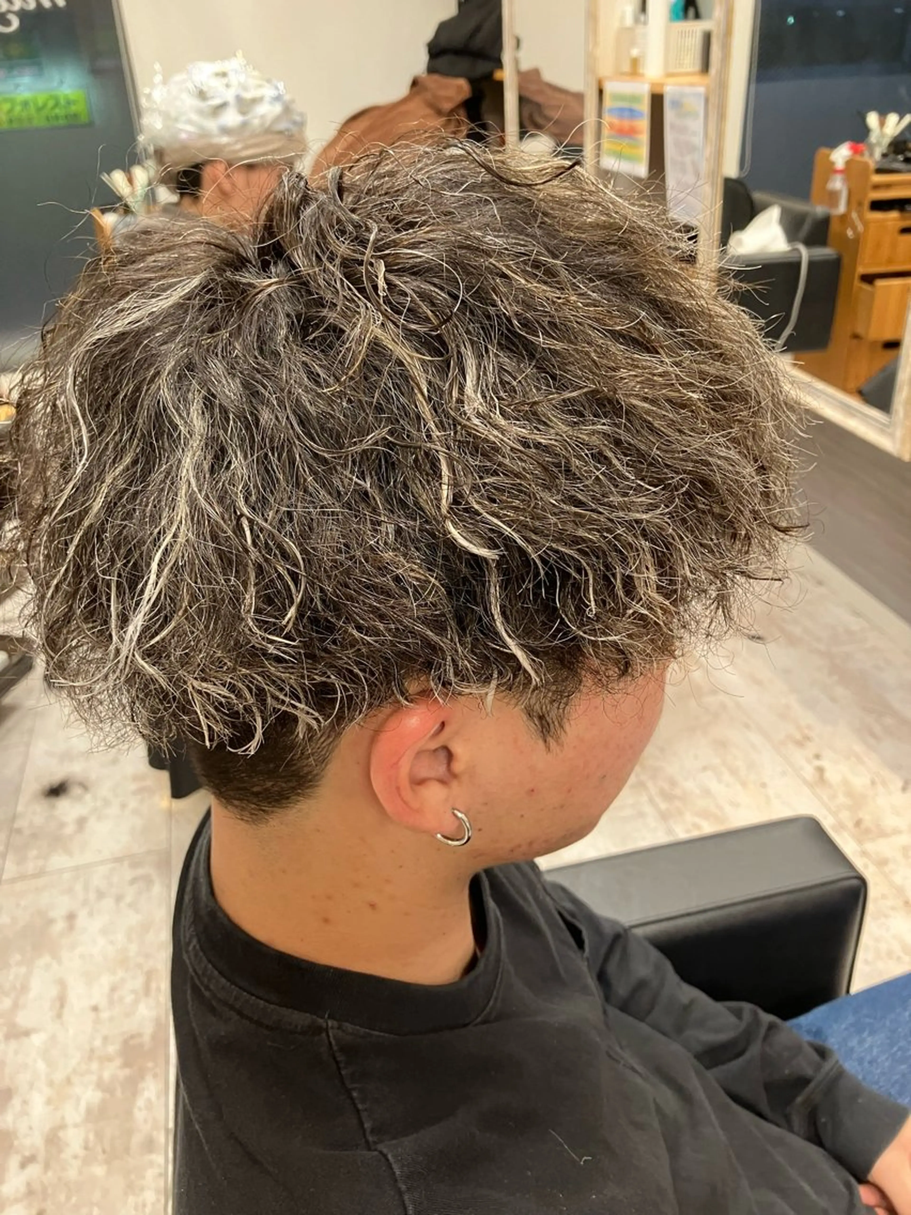 パーマ メンズ カット ヘアカラー パーマ メンズ特化/パーマ/ フェードWATARUのヘアスタイル