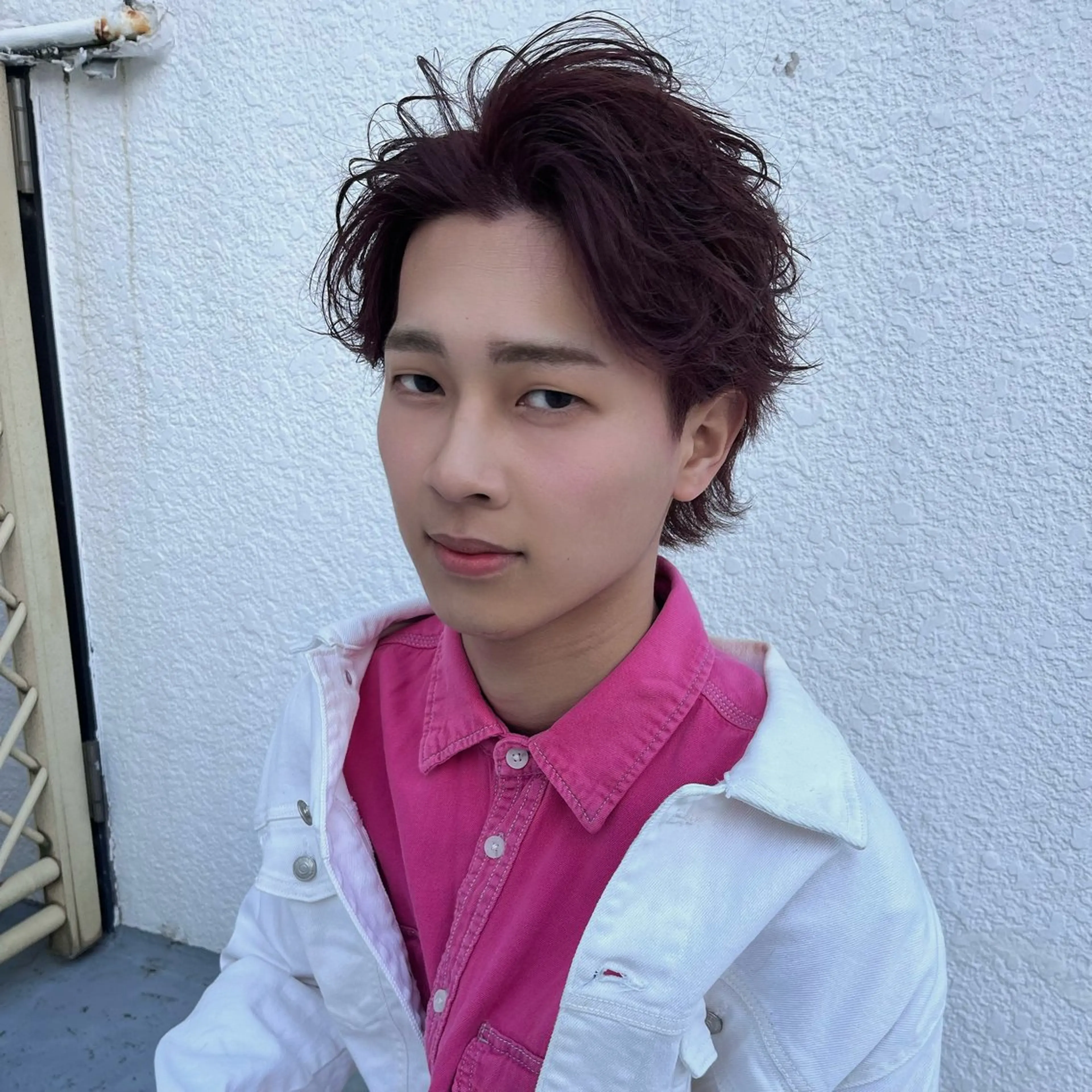 カラー パーマ メンズ カット ヘアカラー 早川 翔夢のヘアスタイル