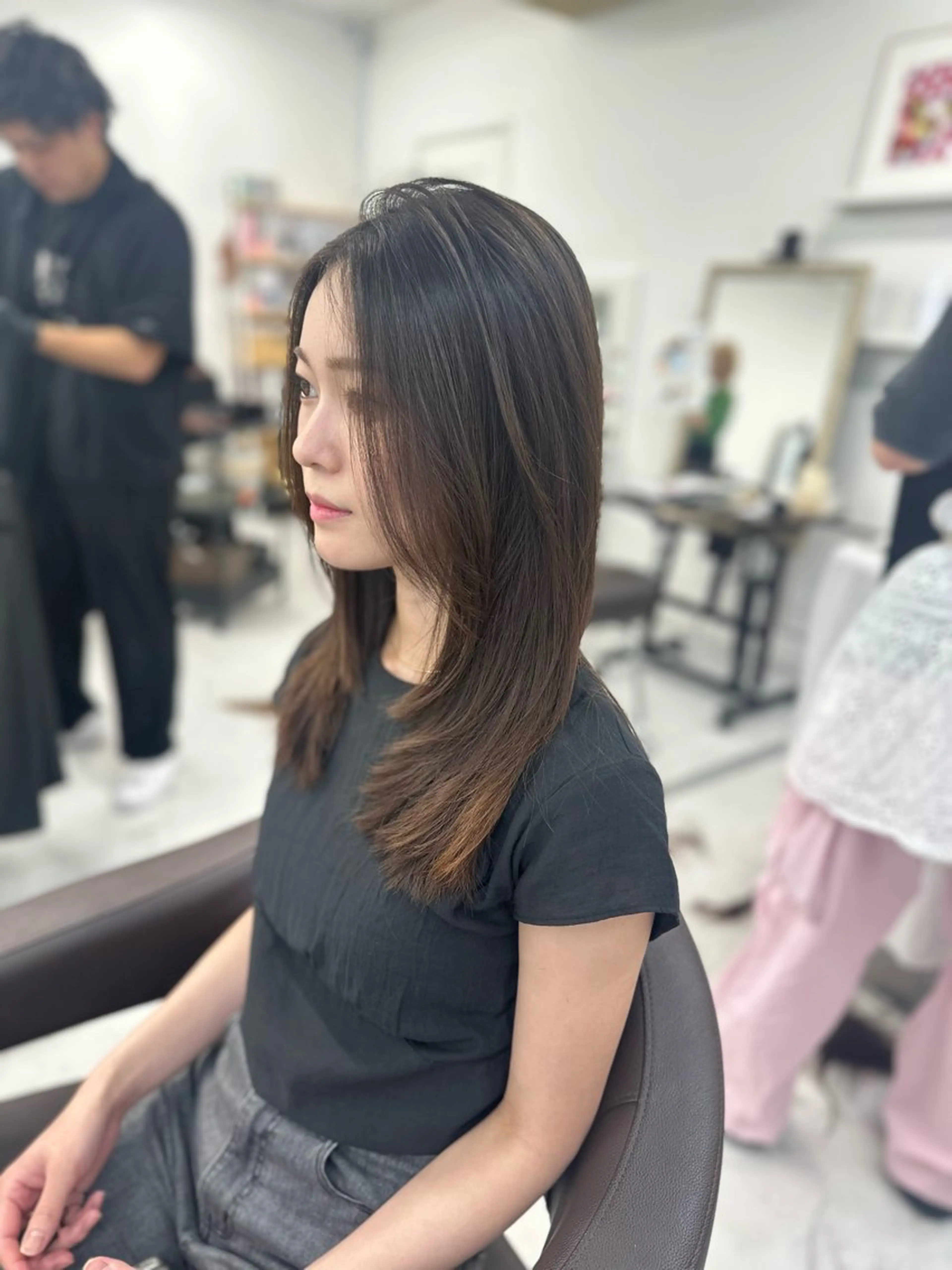 セミロング 山崎 結菜LEV.のヘアスタイル