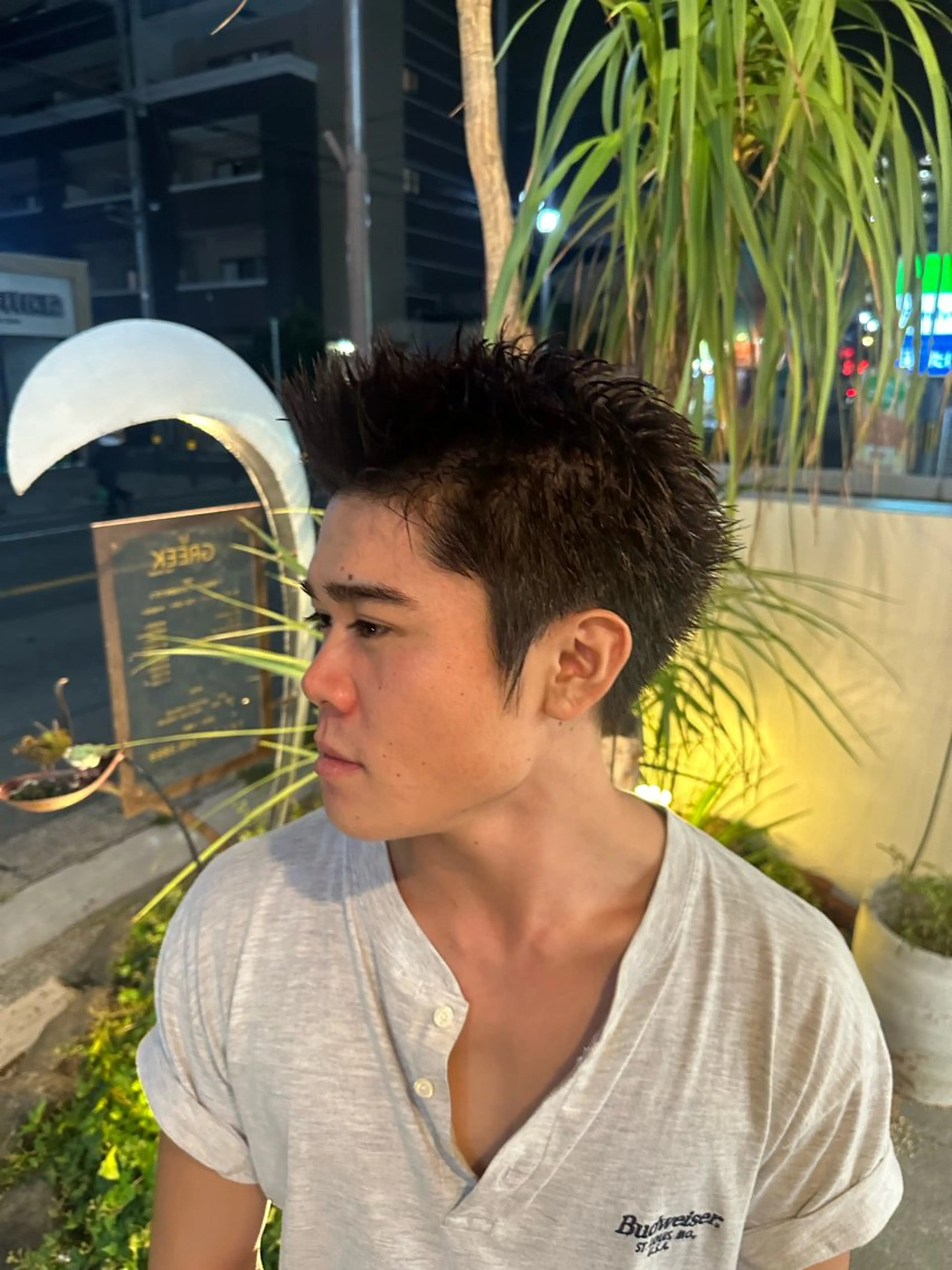 ショート メンズ スパイキーショート ショートヘア カット KAKERU/ボブ/ ショート/パーマ🌱のヘアスタイル