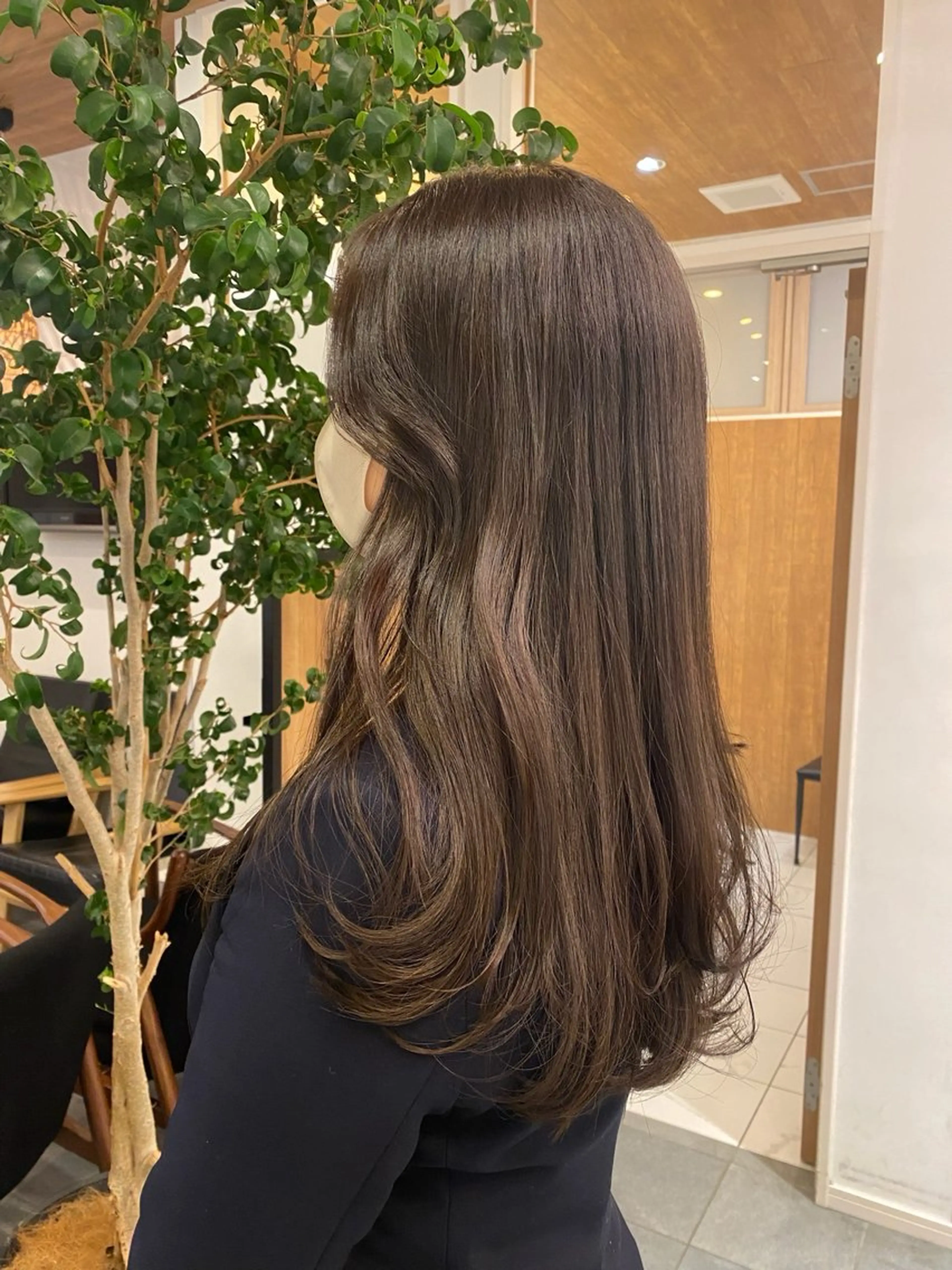 ミディアム カラー トーンアップ🦢 ユメのヘアスタイル