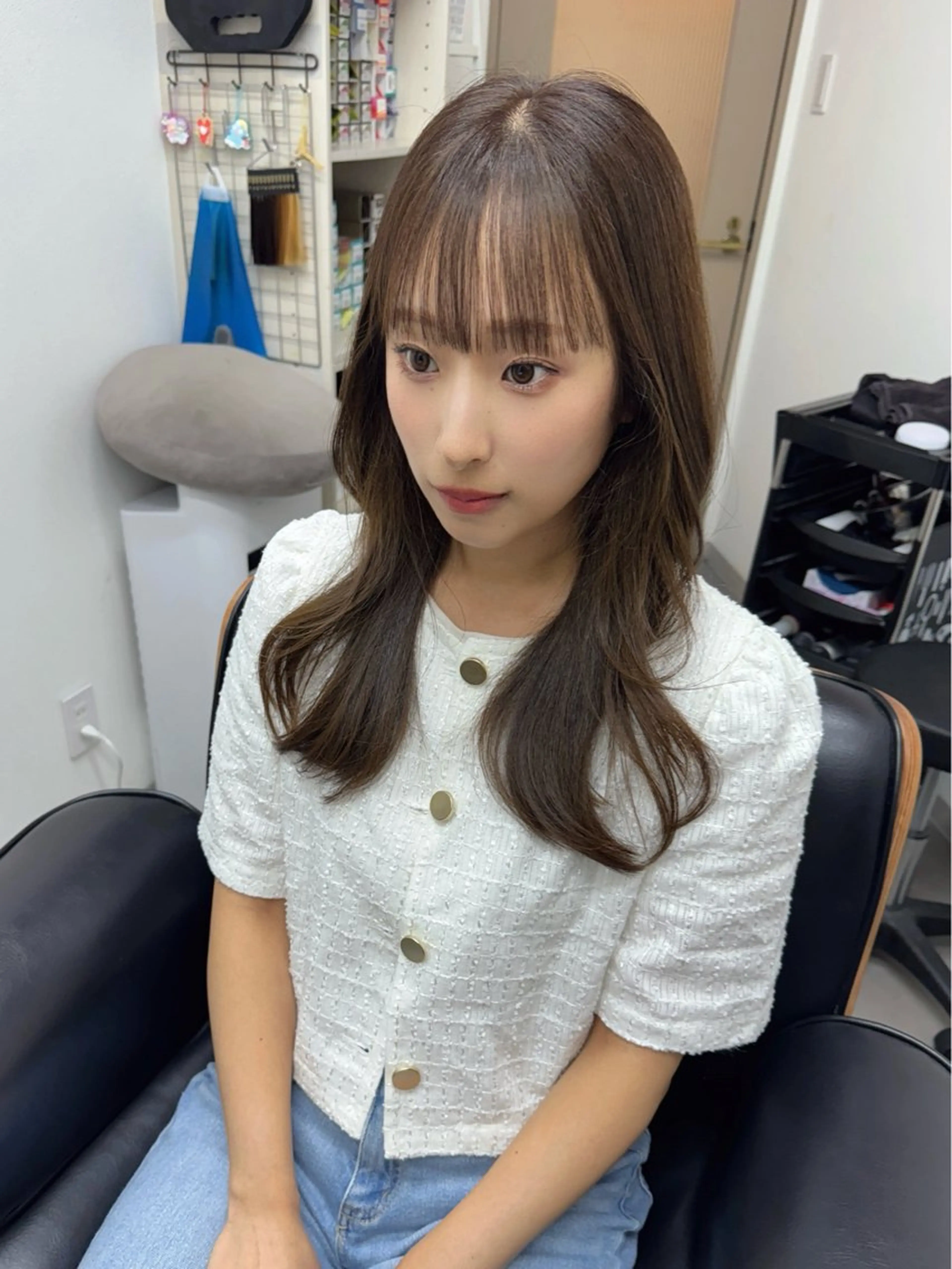 ロング カラー アディクシーカラー イルミナカラー クオルシアカラー 髪質改善 韓国風ヘア カット ヘアカラー トリートメント The Apartment of Solon 船橋 2nd所属・NEO髪質改善⚜️ 縮毛矯正/高橋潤のヘアスタイル