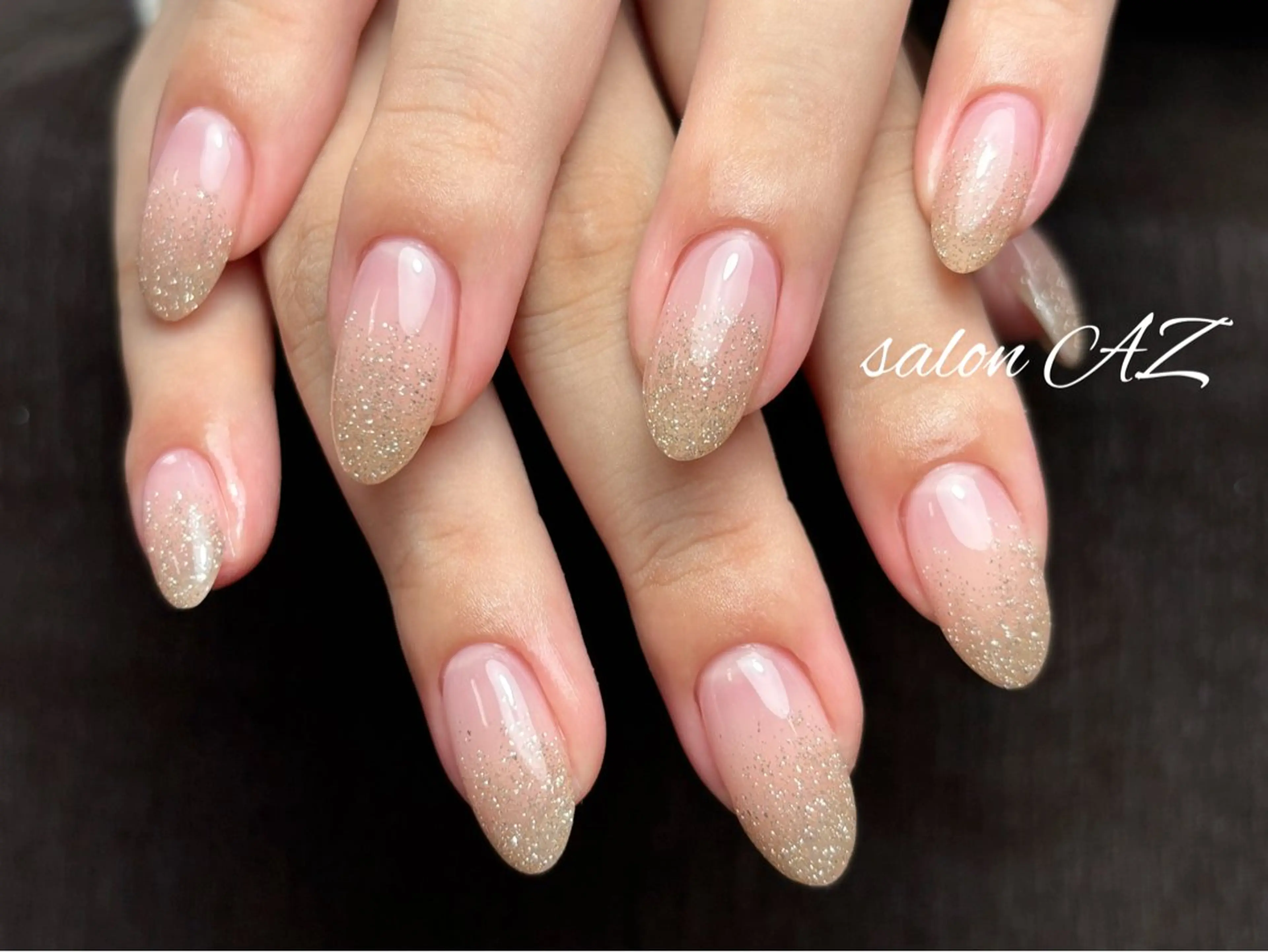 ネイル アートネイル 長さ出し フットネイル フレンチネイル ジェルネイル ハンドネイル salonAZ トップネイリストのネイルデザイン