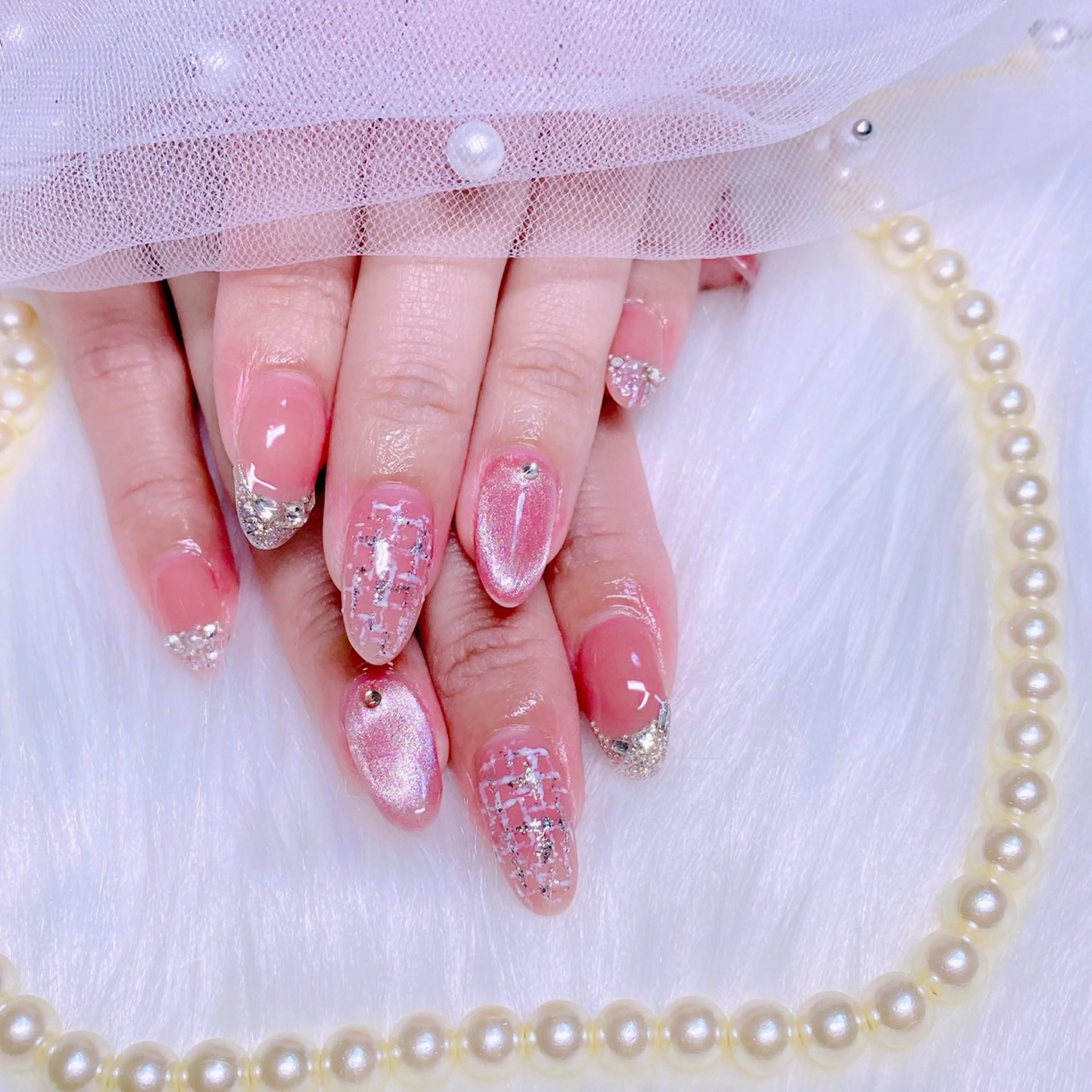 ネイル キラキラネイル Nail Yunaのネイルデザイン