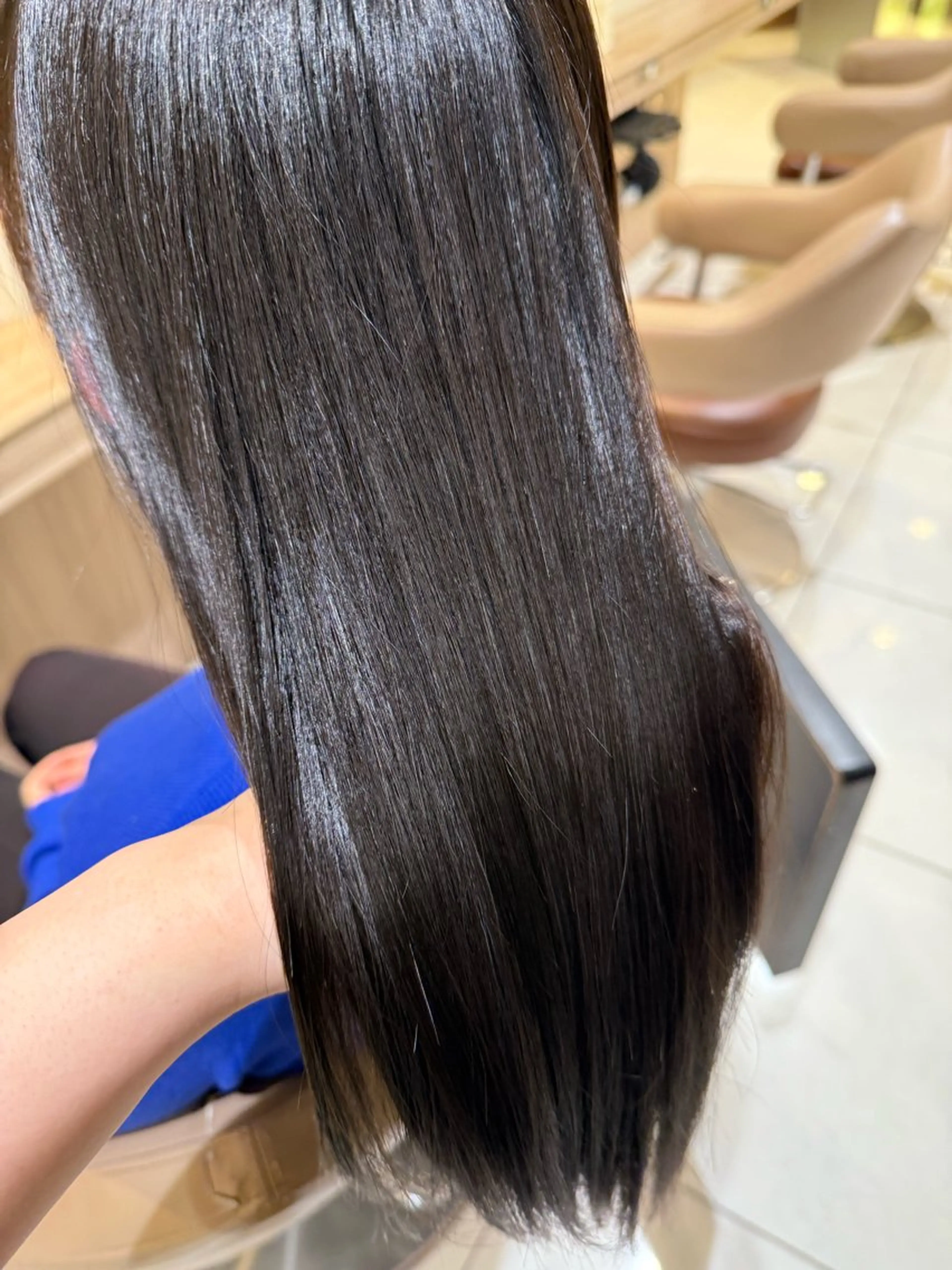 ロング カラー カット ヘアカラー トリートメント 韓国ヘアメイク🎀/ 縮毛矯正✨山本媛香のヘアスタイル