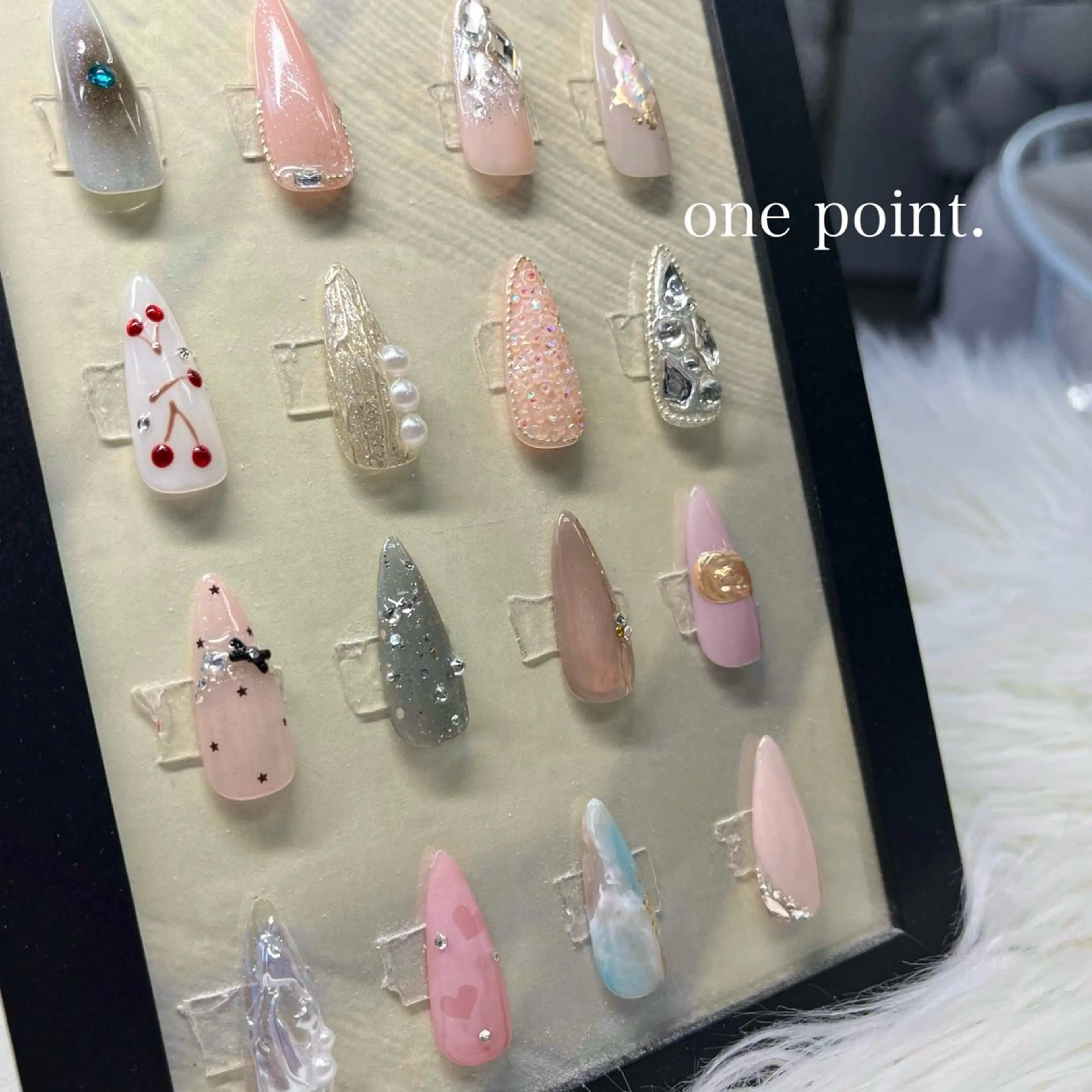 ネイル スカルプネイル tener 🧋yume🧋のネイルデザイン