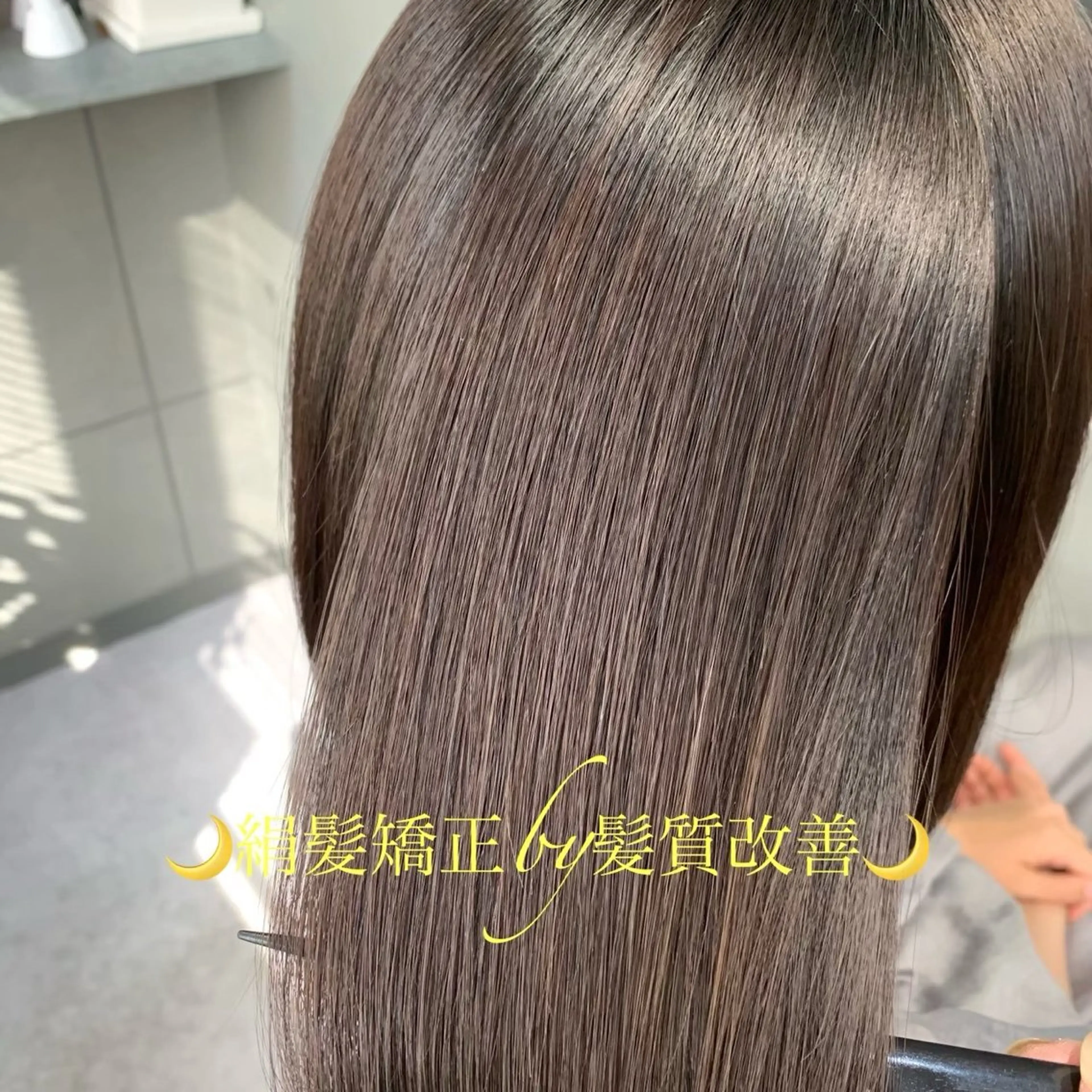 ミディアム 酸性ストレート Violus GINZAのヘアスタイル