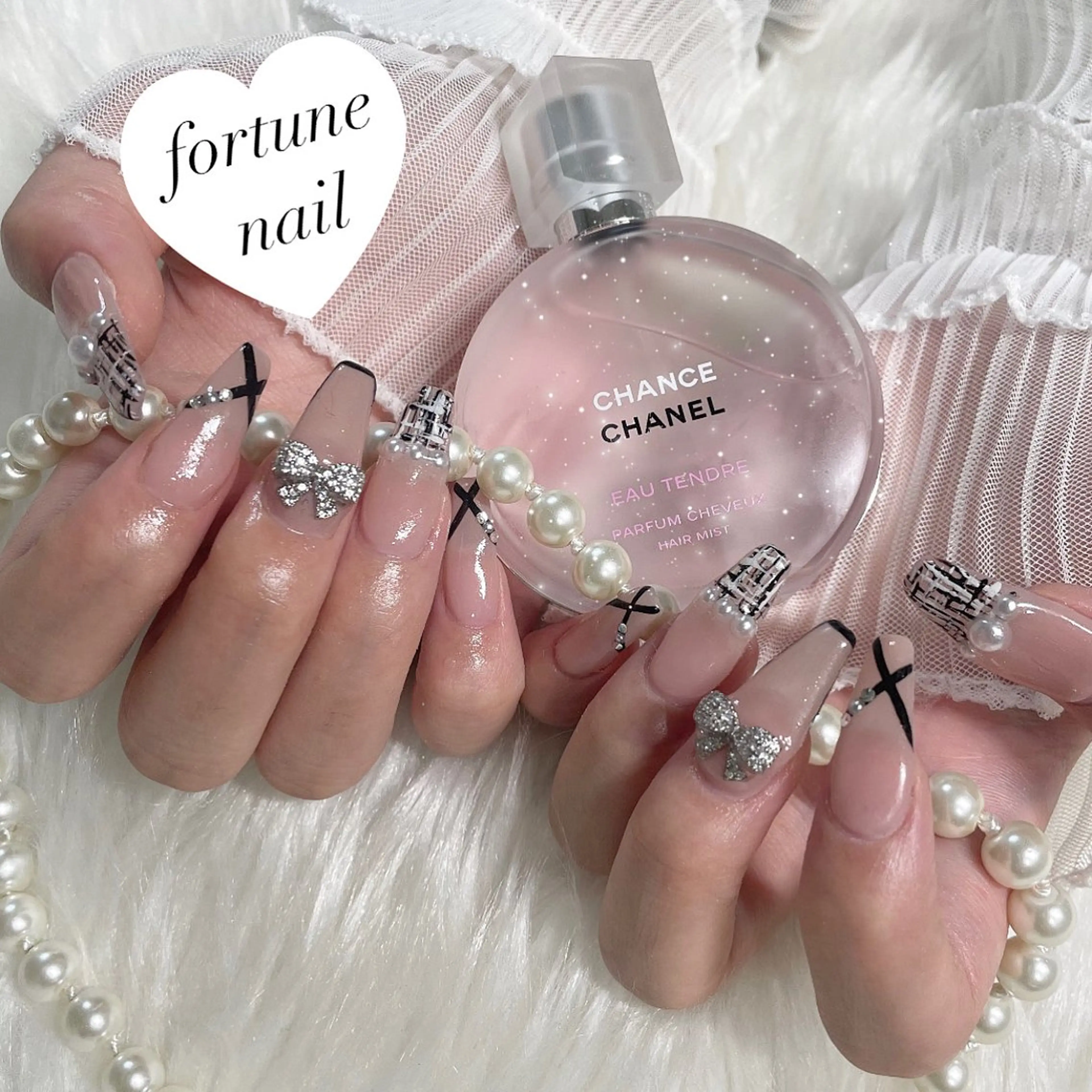 ネイル ガーリー 💎saori 💎のネイルデザイン
