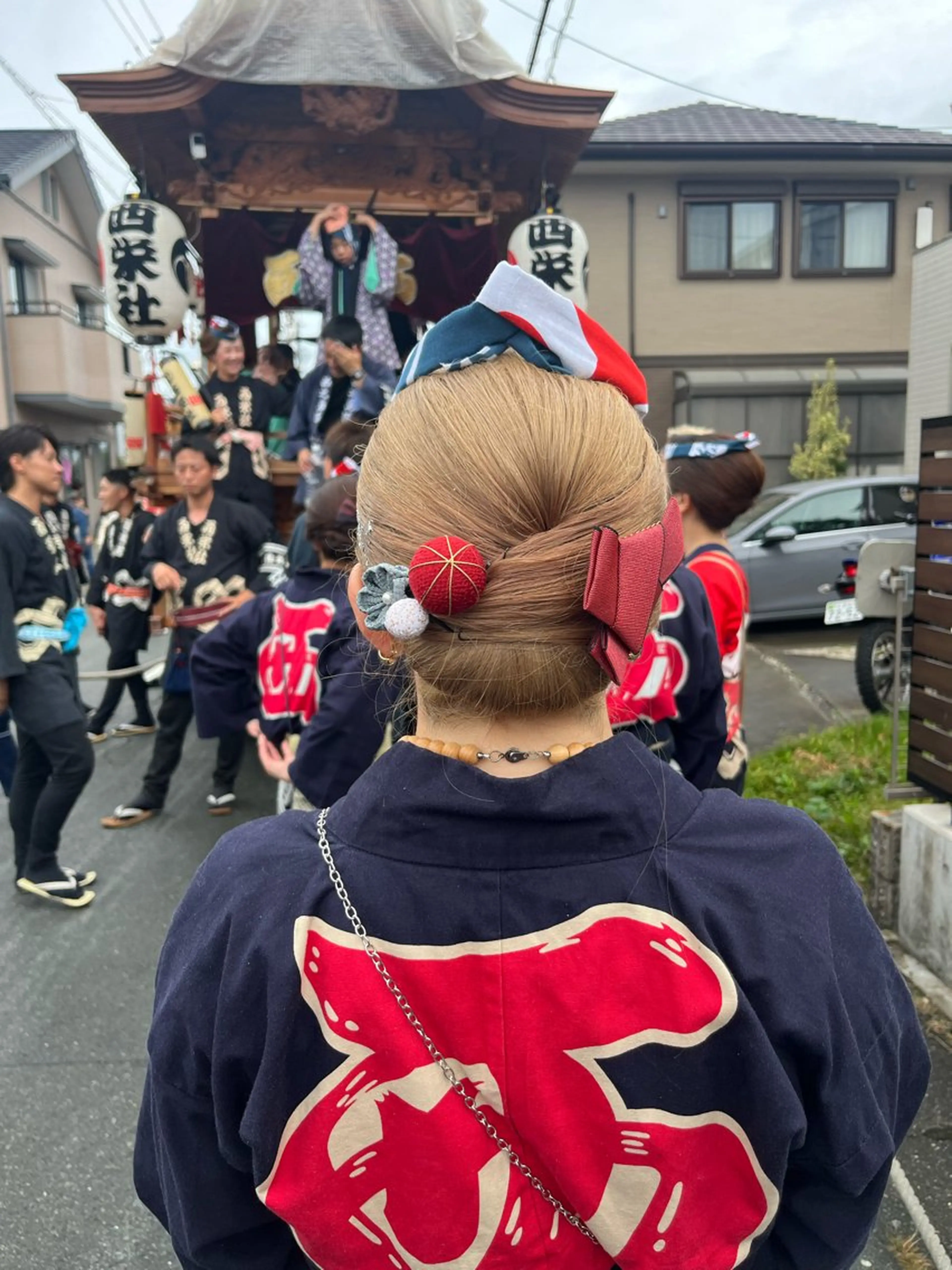 ロング ヘアアレンジ ヘアセット 永井 夢彩のヘアスタイル