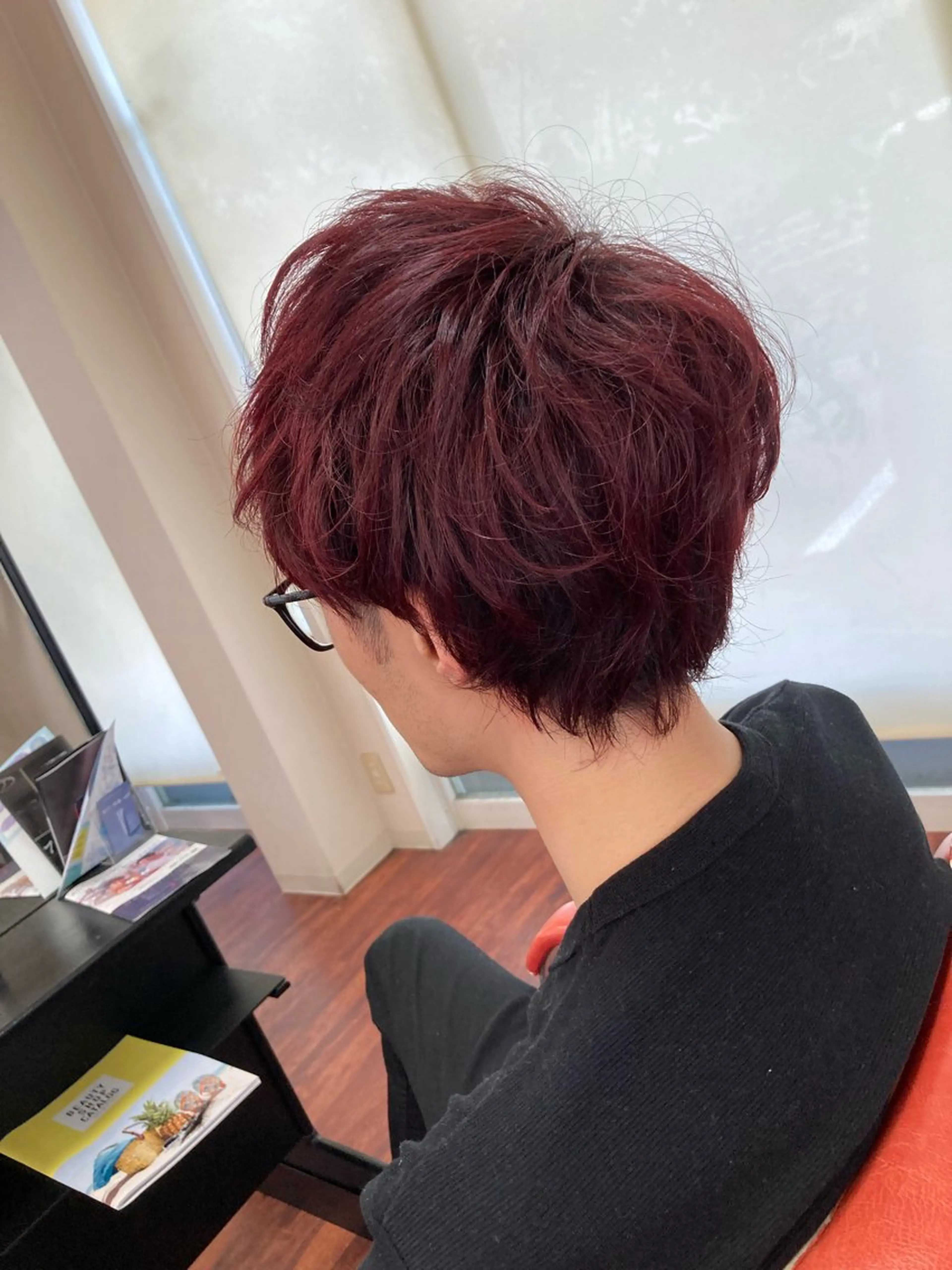 ショート カラー メンズ カット ヘアカラー maCken所属・松本　友佑 maCkenのヘアスタイル