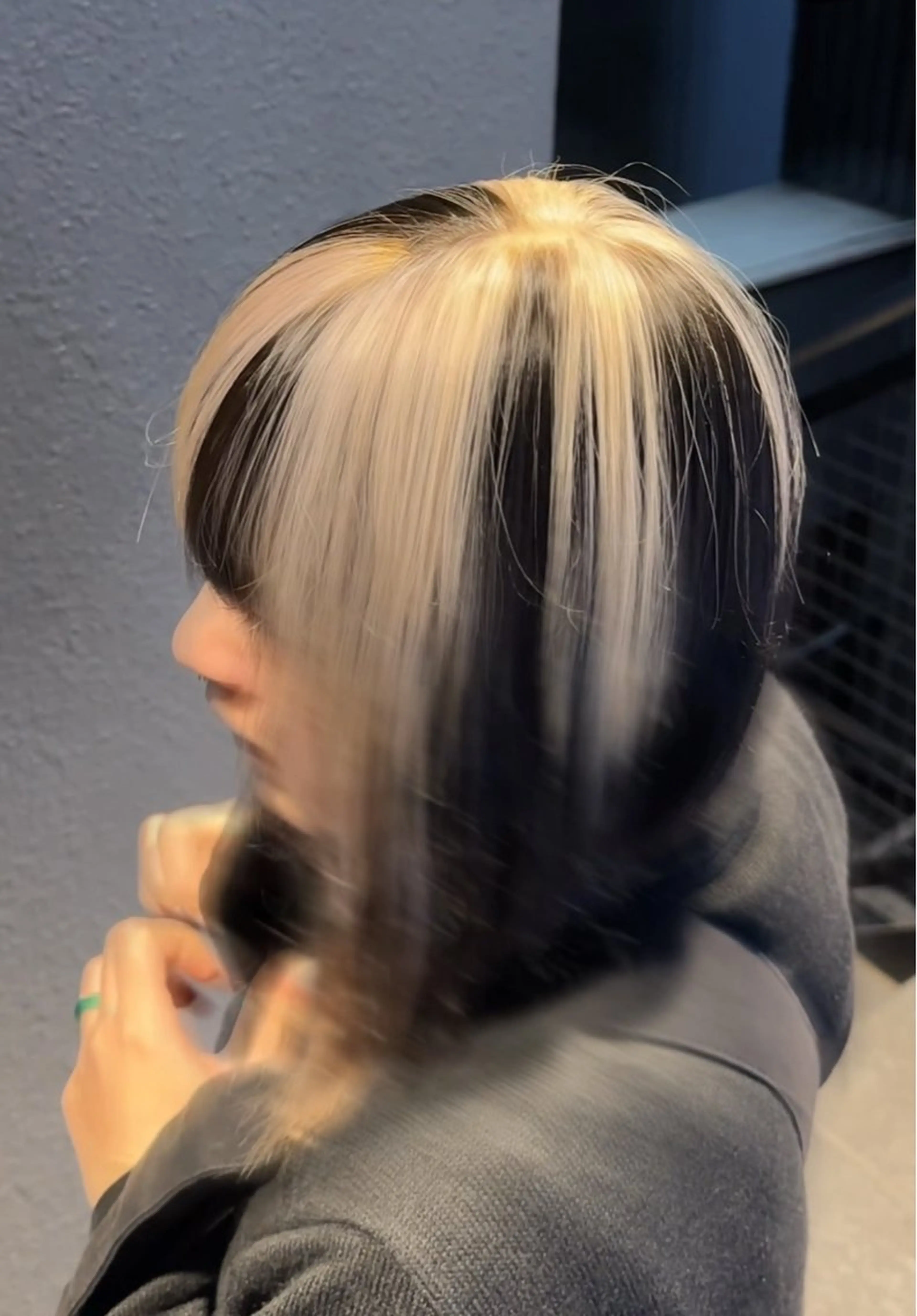 ミディアム カラー ヘアカラー りょうへい/ 全頭ブリーチ/渋谷のヘアスタイル