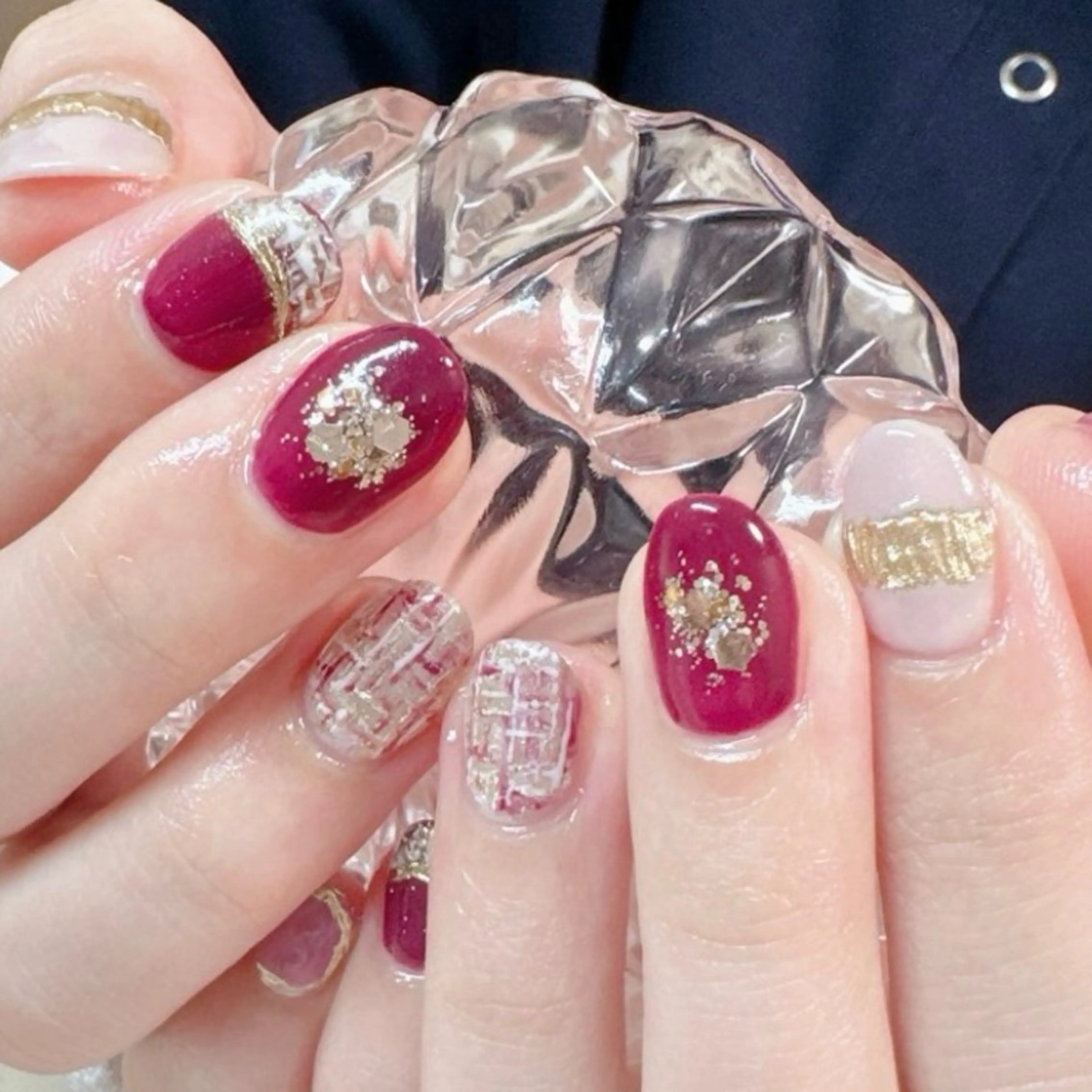 ネイル ツイードネイル ハンドネイル N.plus NaiLのネイルデザイン