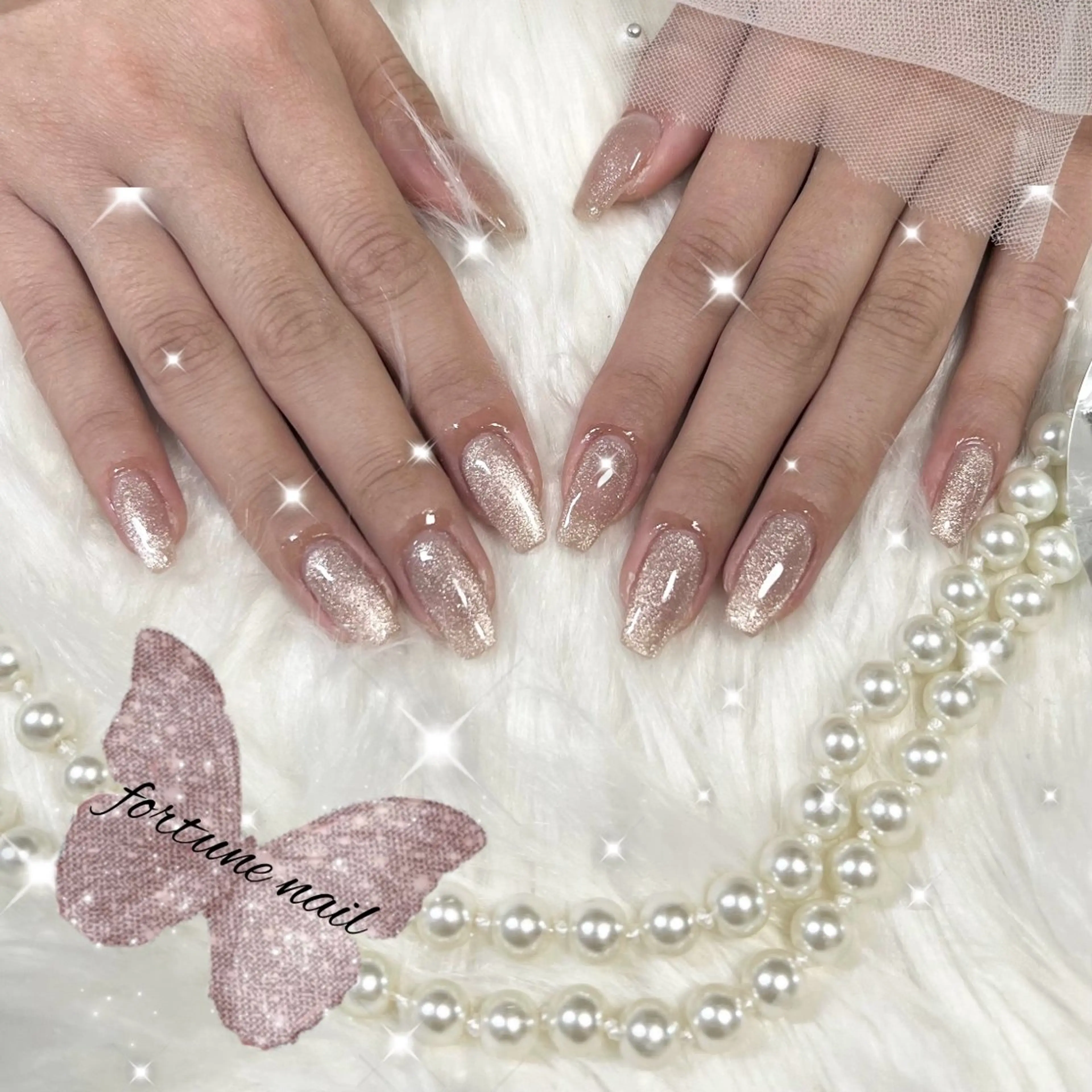 ネイル マグネットネイル ハンドネイル 12/5🈳💜 Yuuna💜のネイルデザイン