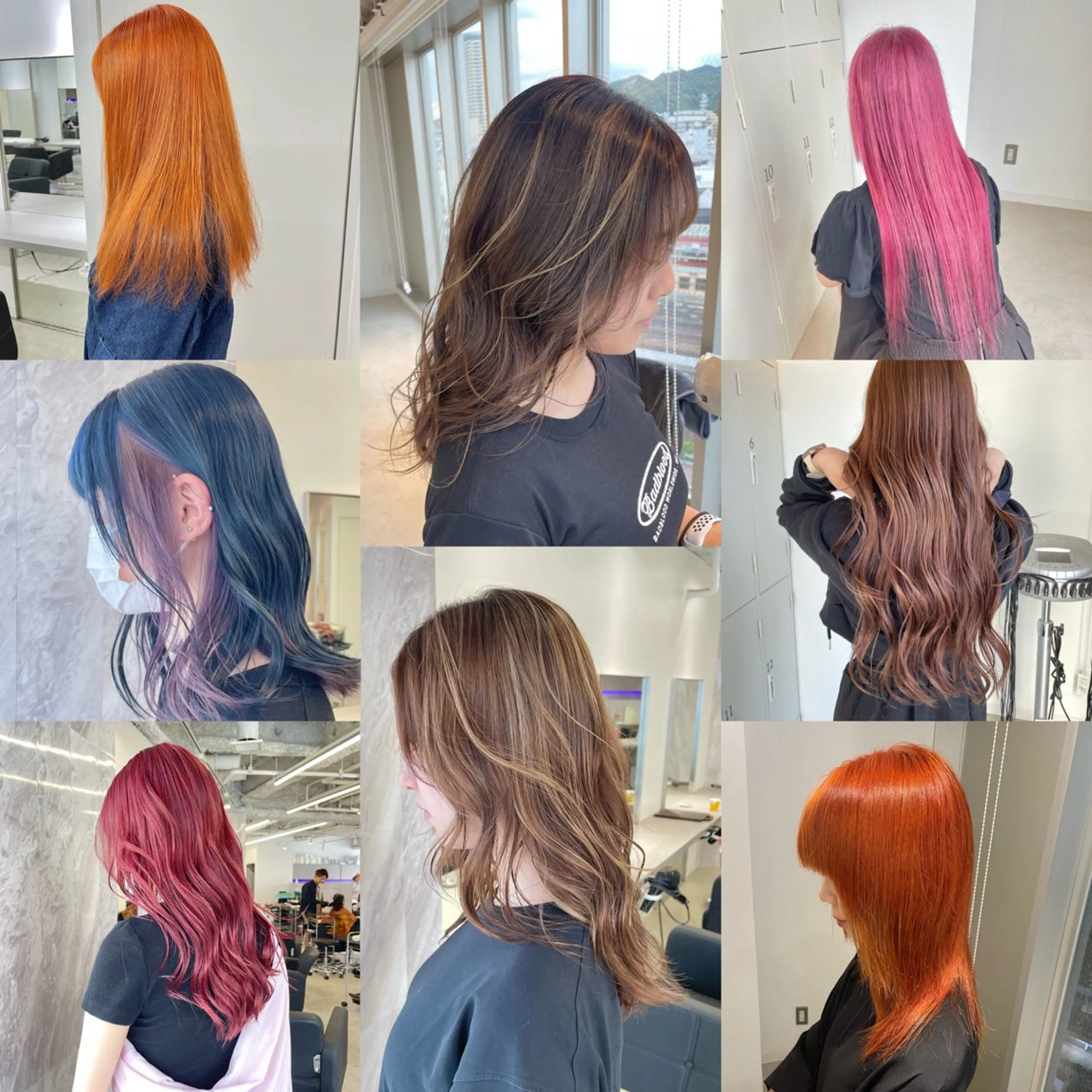 ミディアム カット ヘアカラー トリートメント ヘアセット 🎗井上 竜 ブリーチ指名No.1のヘアスタイル