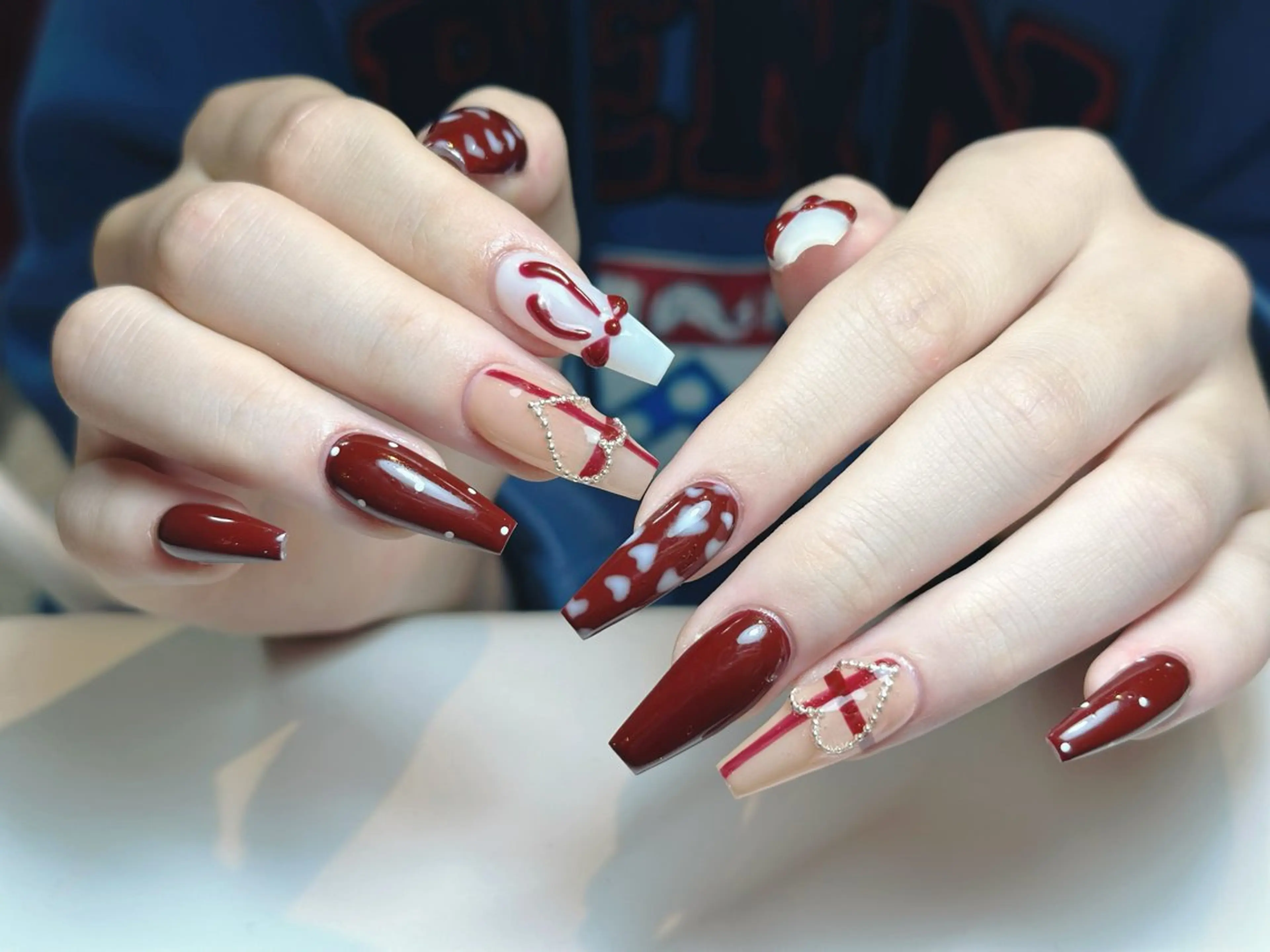 ネイル アートネイル 成人式 ジェルネイル ニュアンスネイル 夏ネイル ハンドネイル Nienail_ Luxeのネイルデザイン