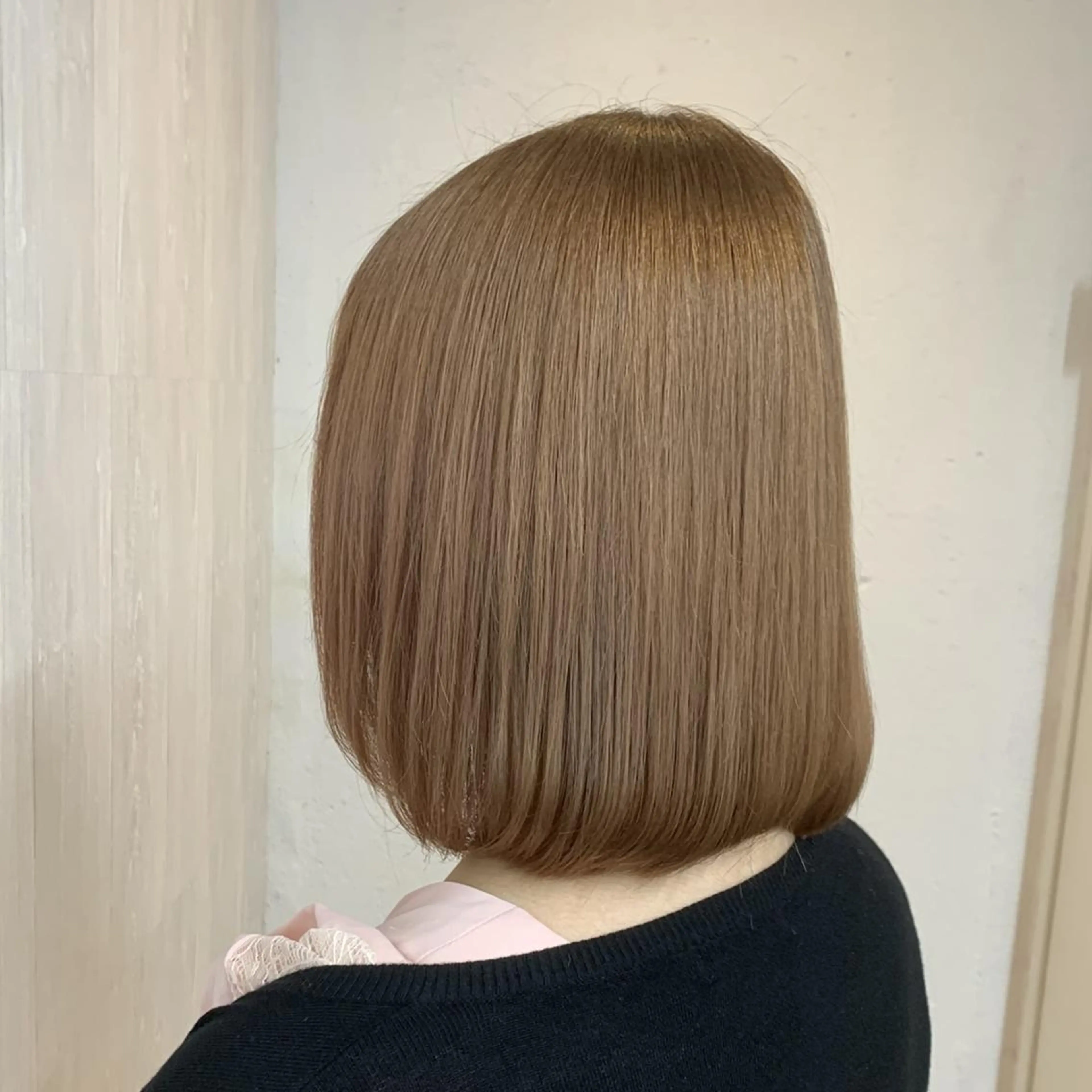 ミディアム ヘアカラー GLOSS 心斎橋 山上のヘアスタイル