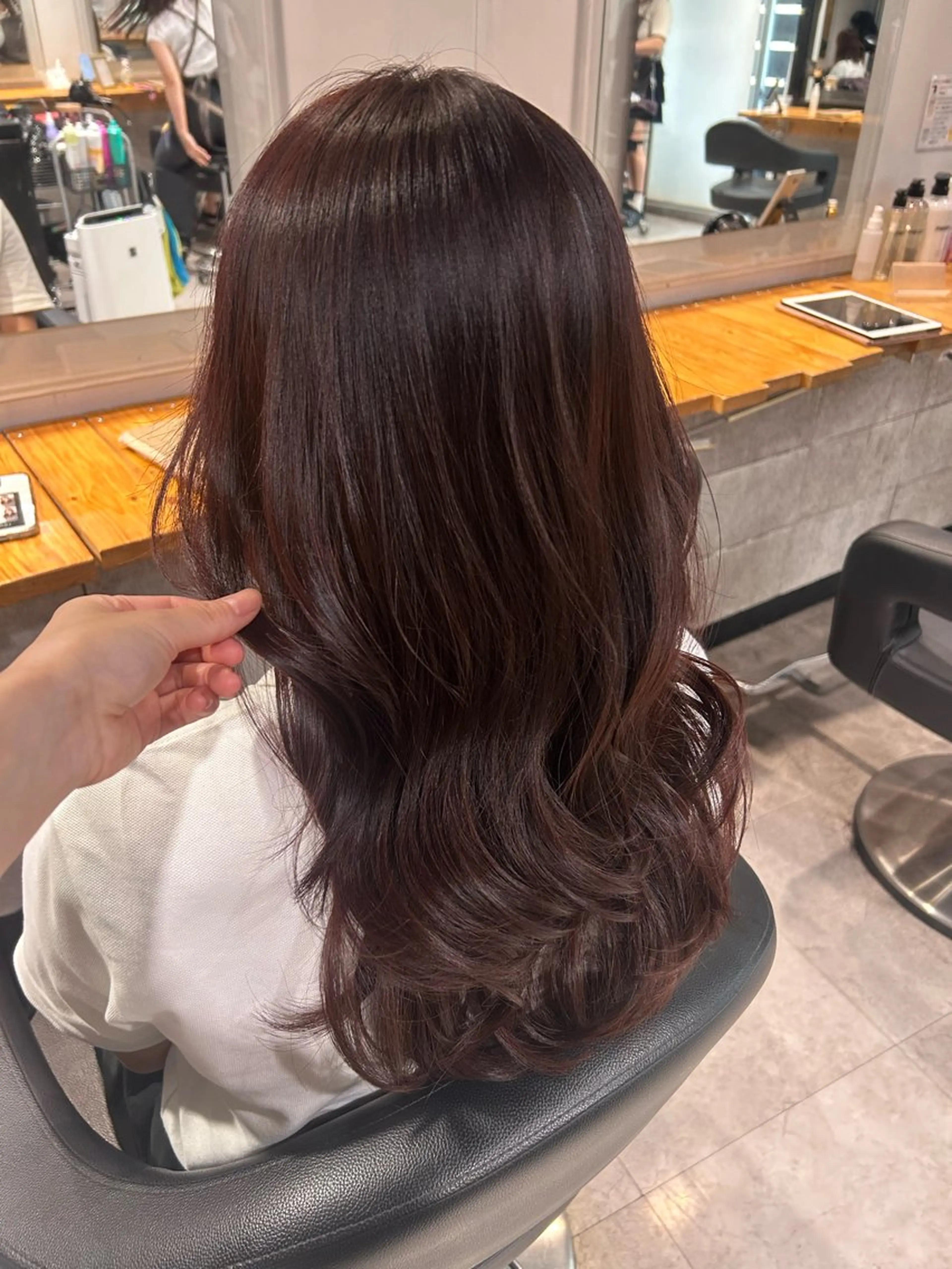 ロング カット ヘアカラー ヘッドスパ 韓国Style♡ Nanami🇰🇷のヘアスタイル